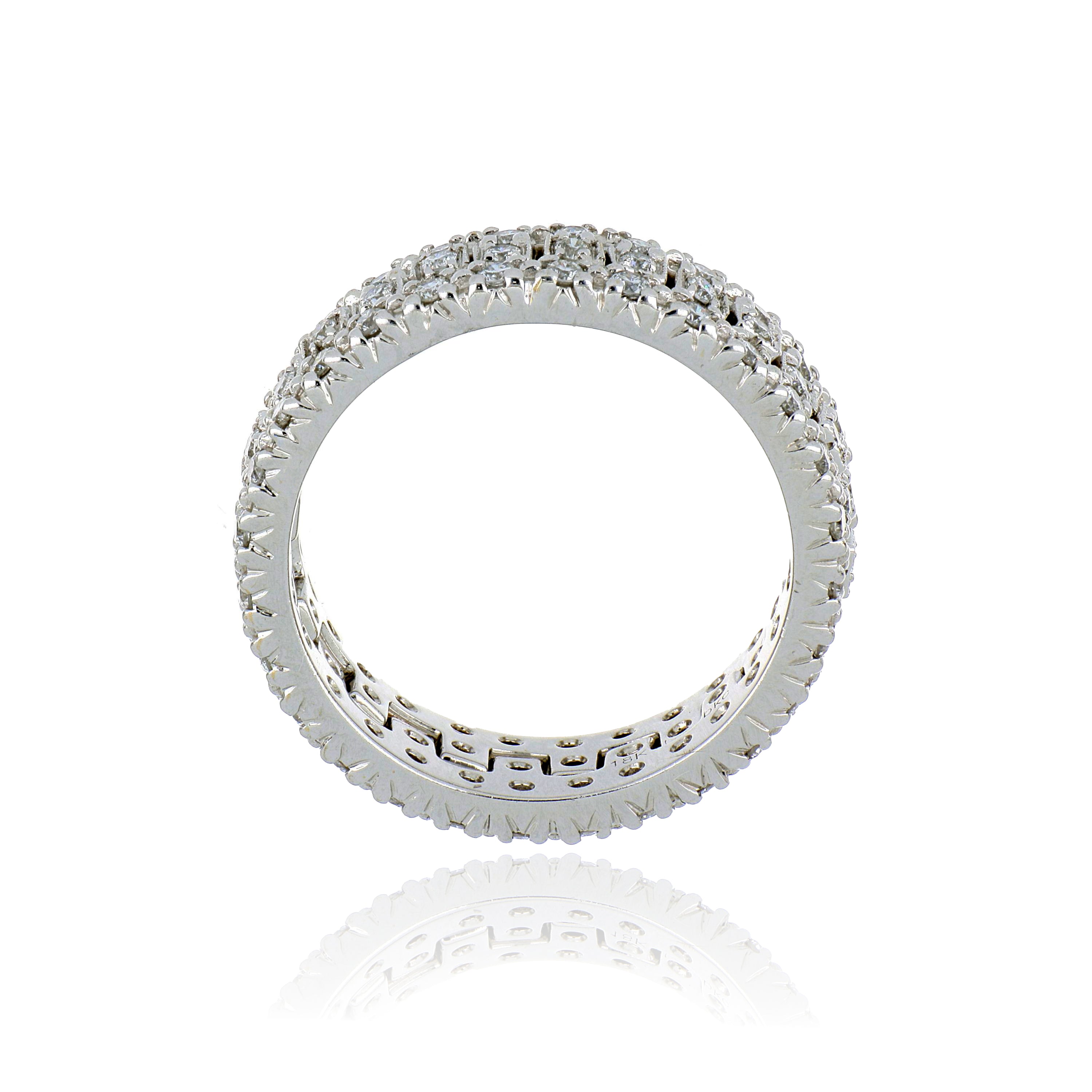 18k White Gold Interlocking Diamond Rings (Copy) - Charles Koll Jewelers