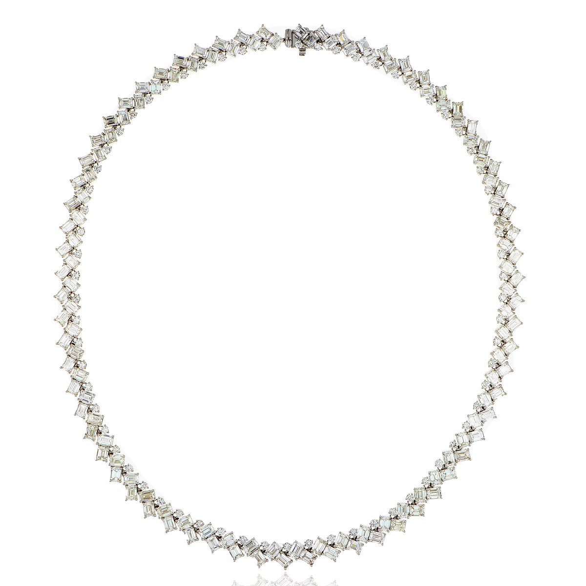 18k White Gold Diamond Necklace