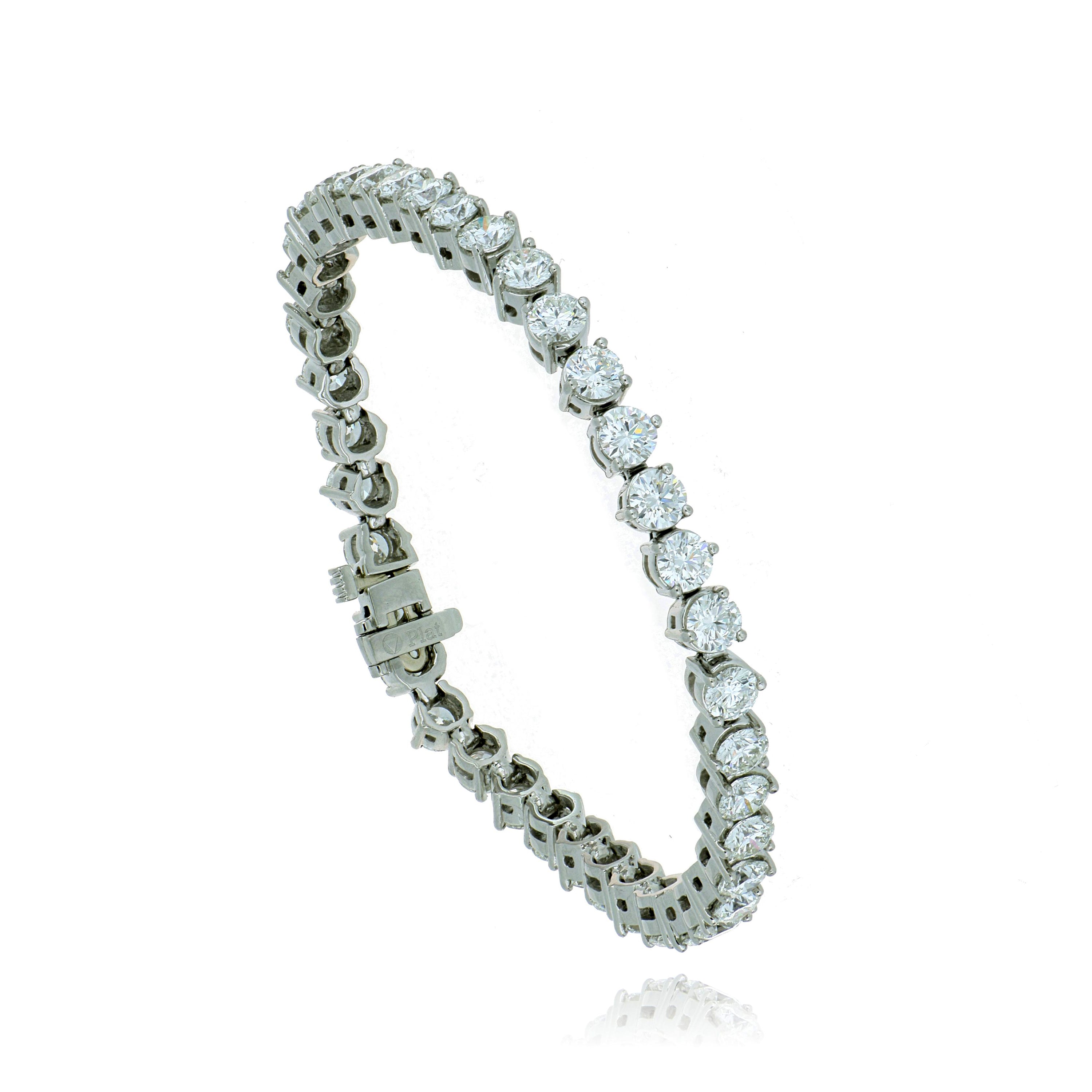 Platinum Diamond Tennis Bracelet