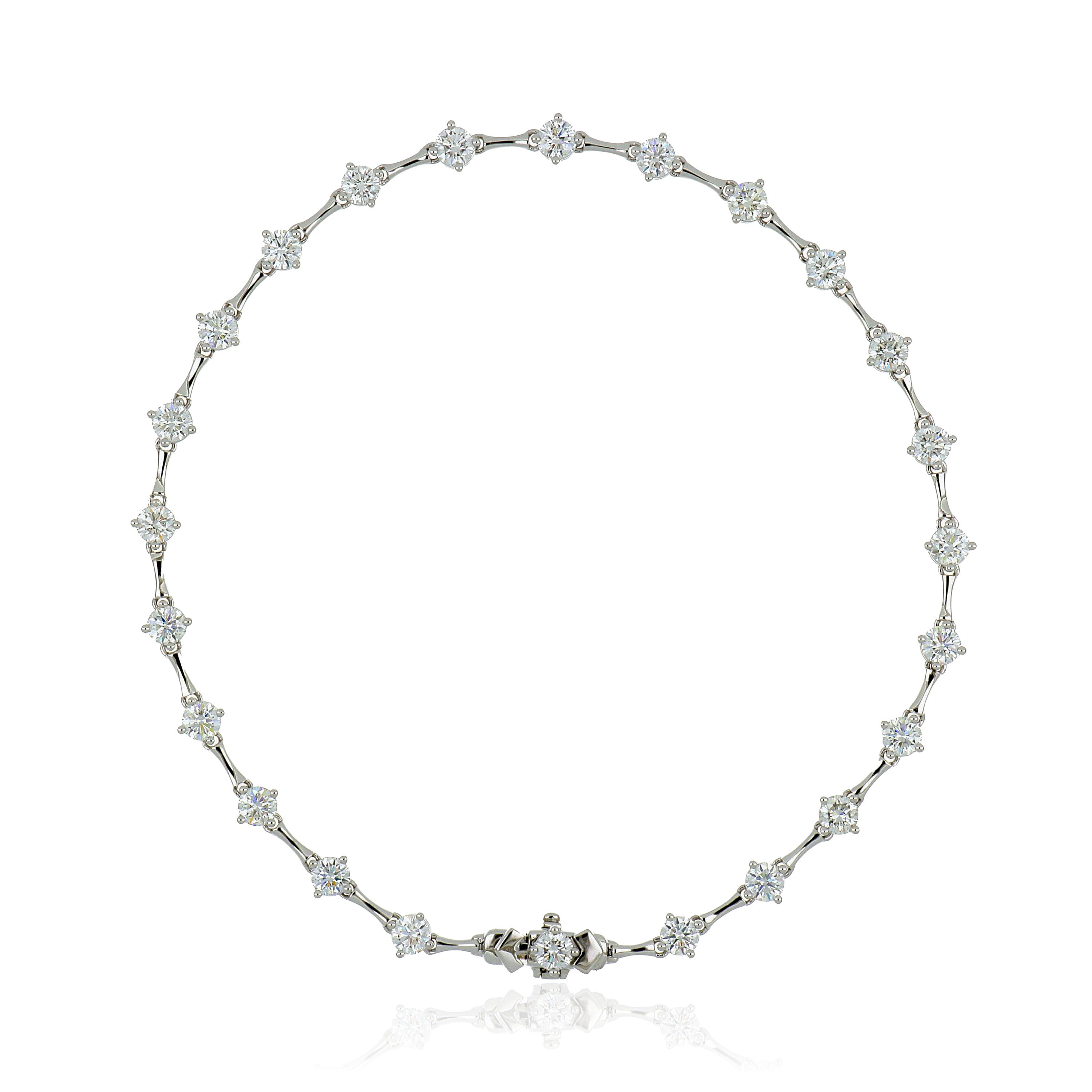 18k White Gold Diamond Bracelet