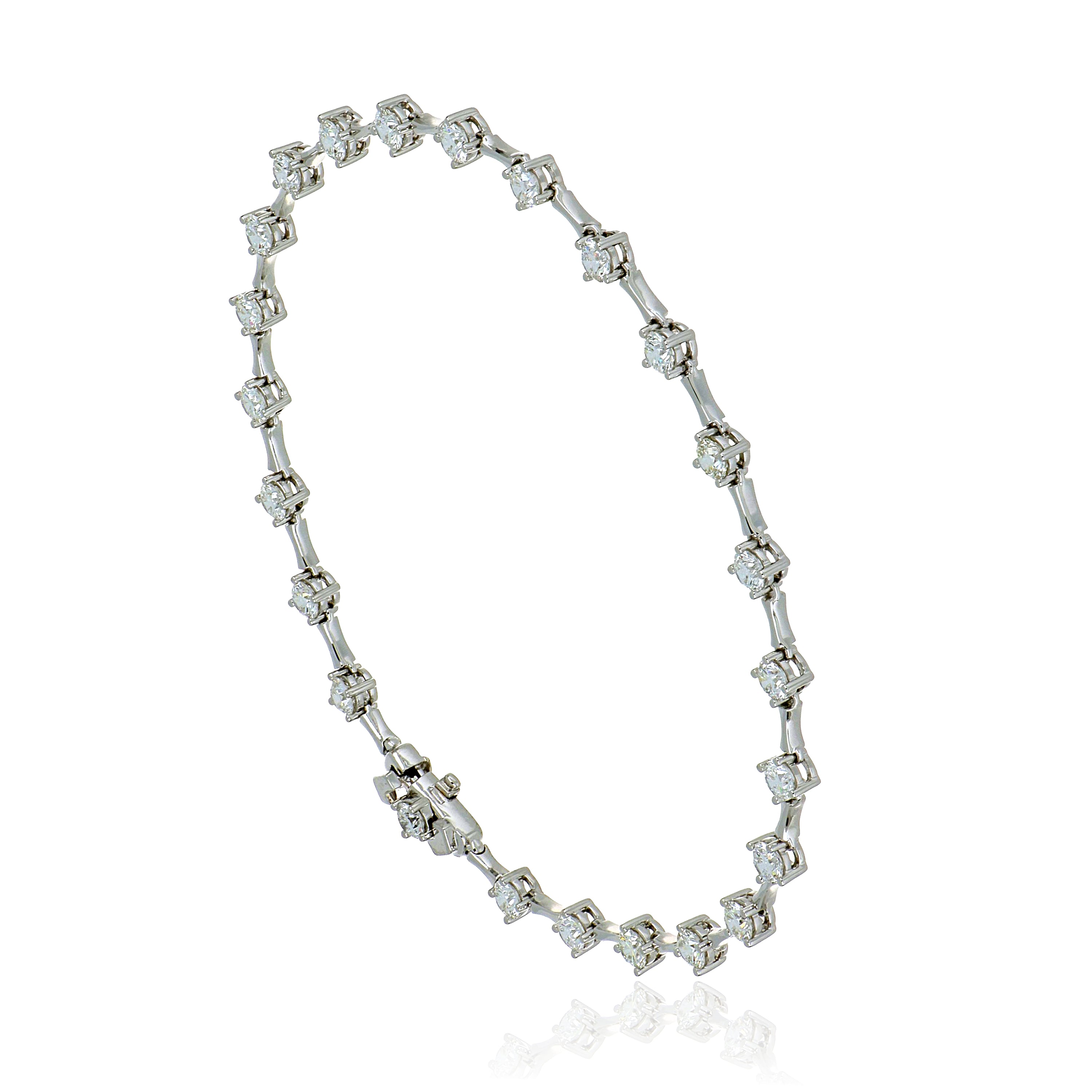 18k White Gold Diamond Bracelet