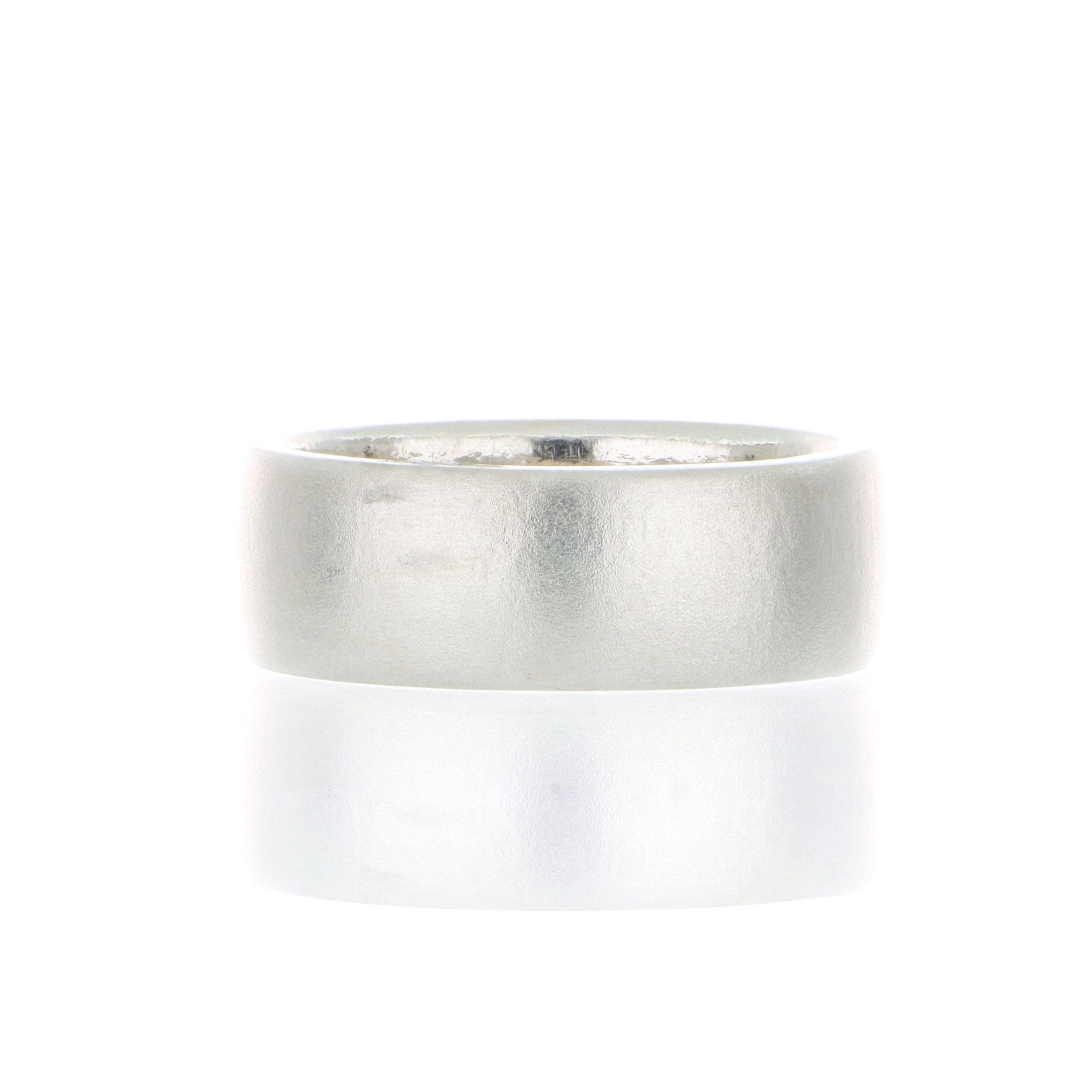 18k Grey Gold Euro Fit Men's Wedding Band