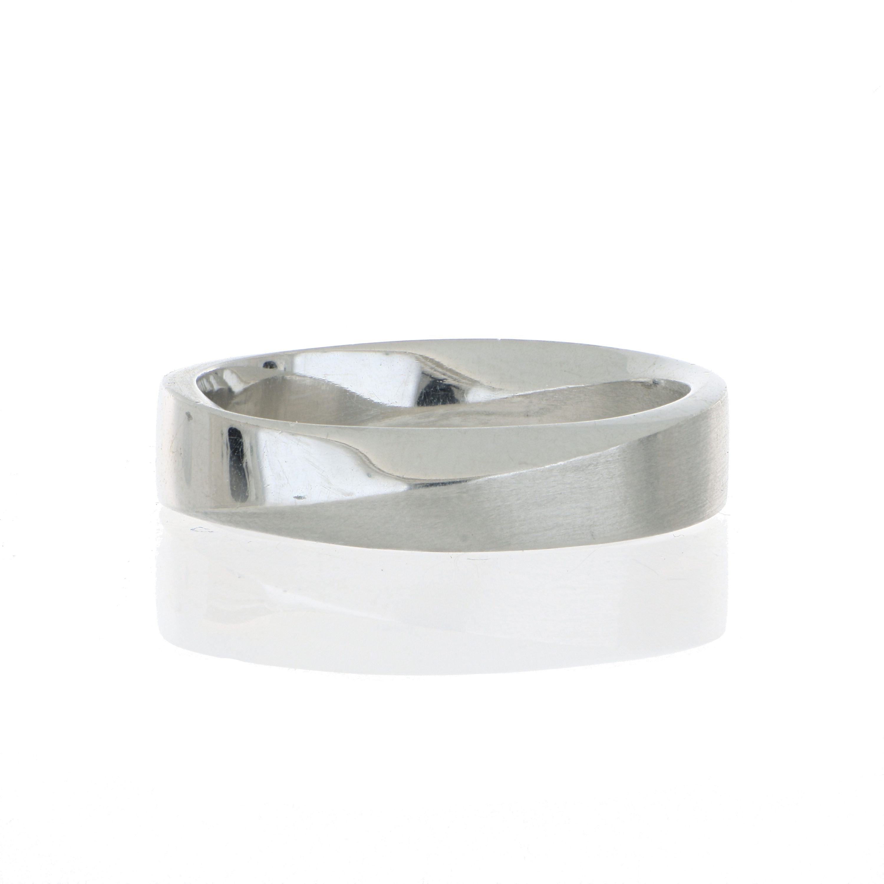 Platinum Men's Mobius Wedding Band