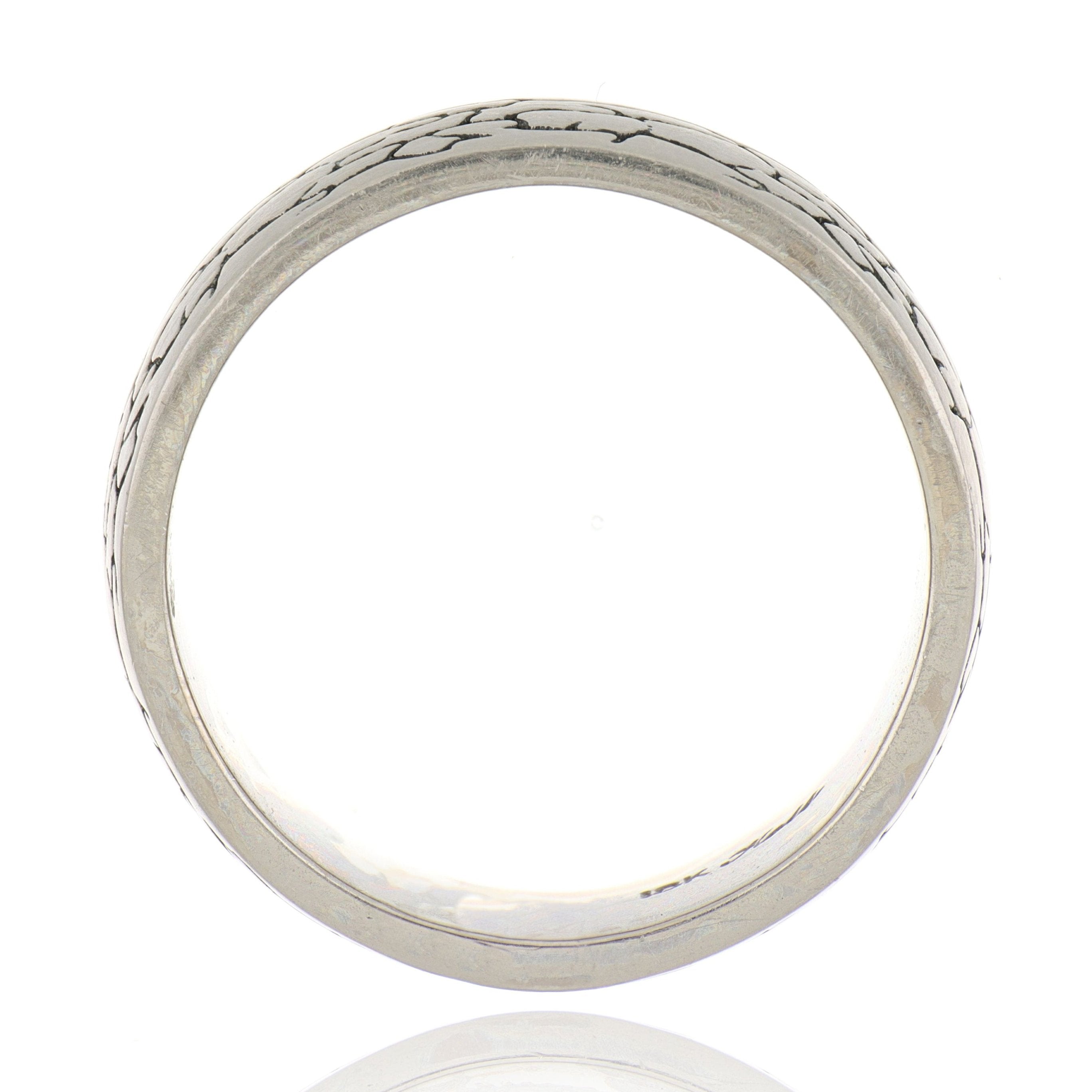 18k Grey Gold Kintsugi Men's Wedding Band