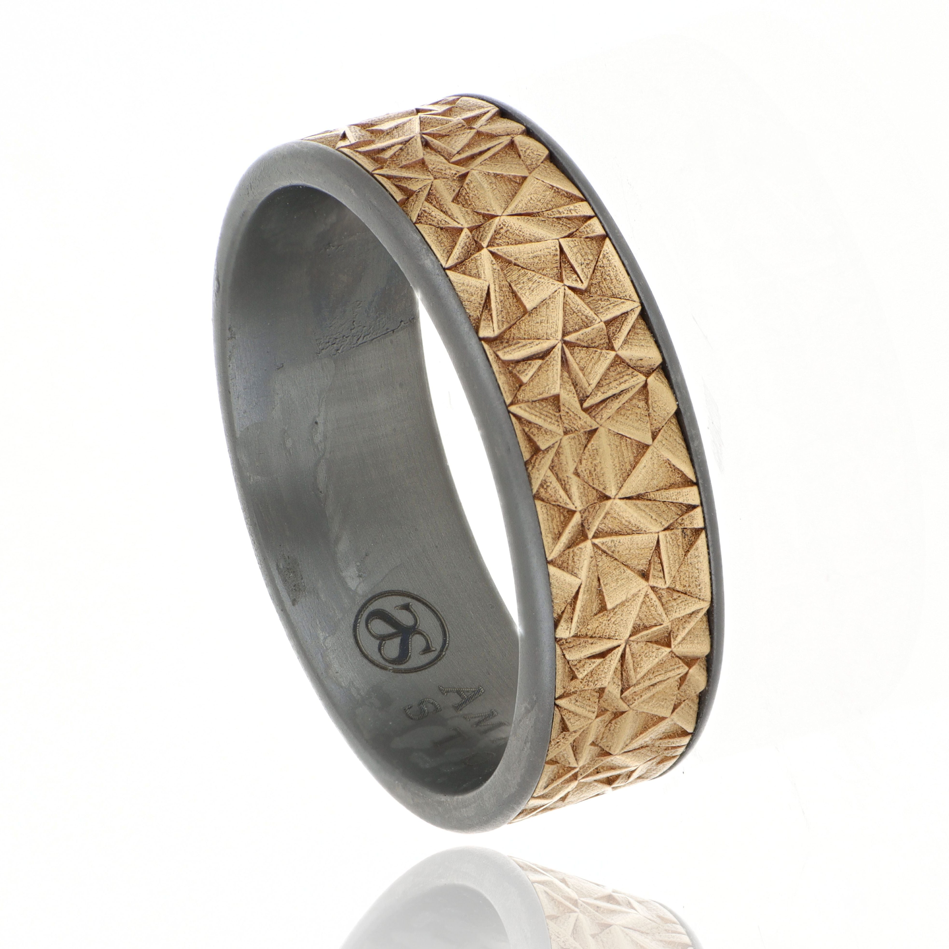 14k Yellow Gold Men's Wedding Band