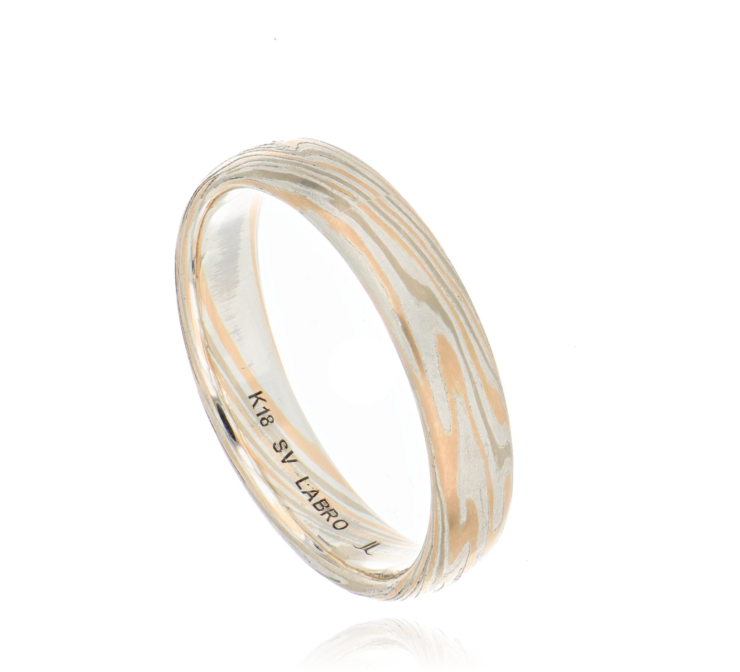 Mokume Gane Baobab Band - Charles Koll Jewelers