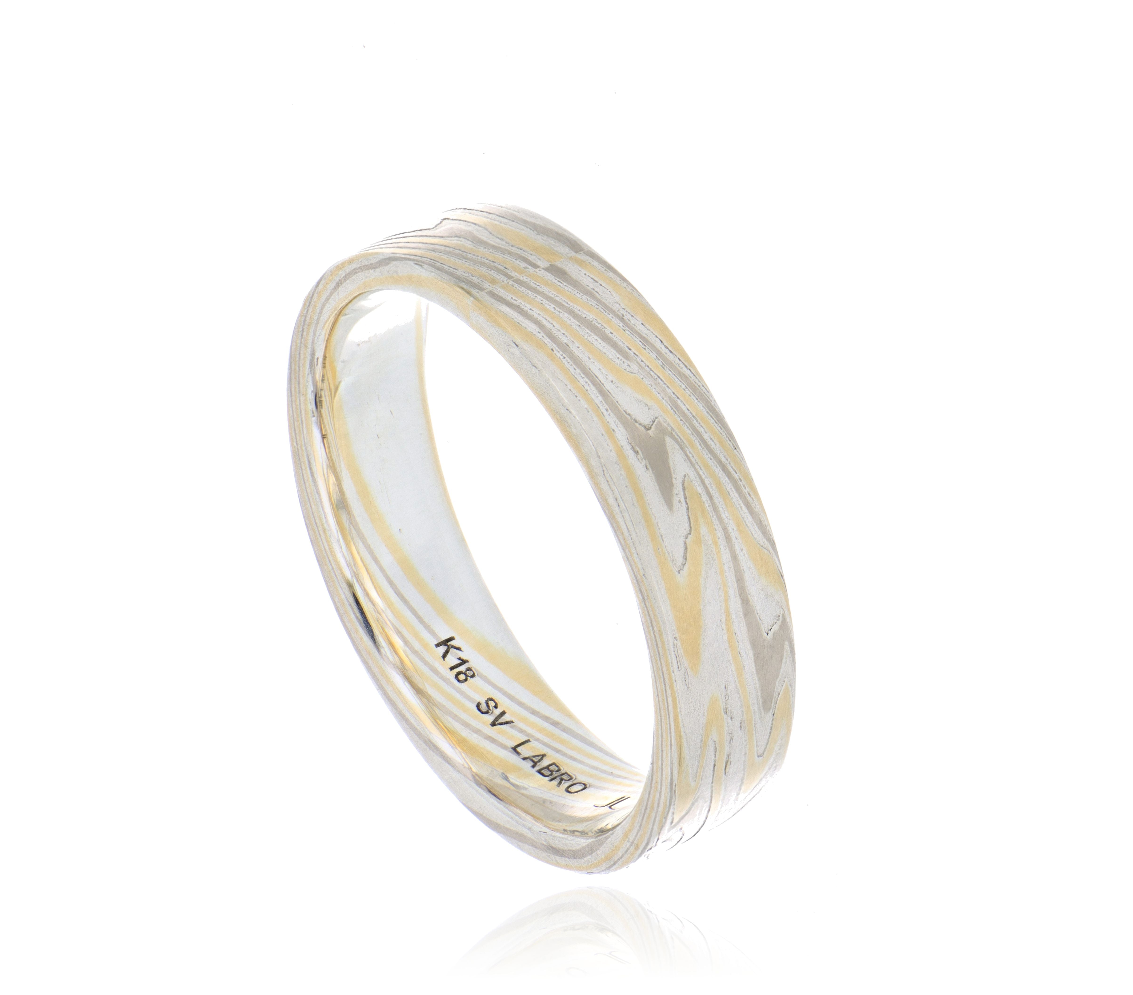 Mokume Gane Cosmos Band - Charles Koll Jewelers