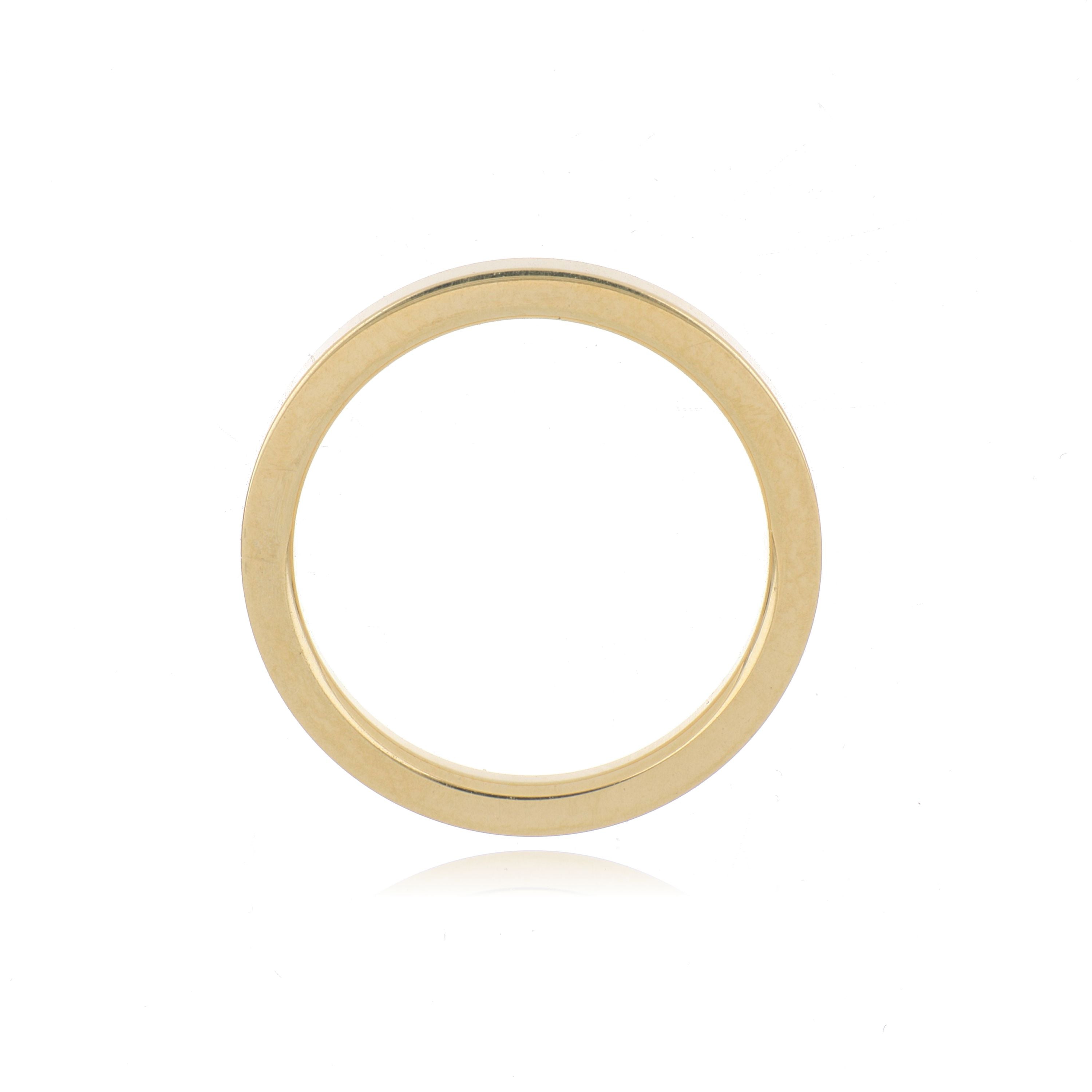 18k Yellow Gold Wedding Band
