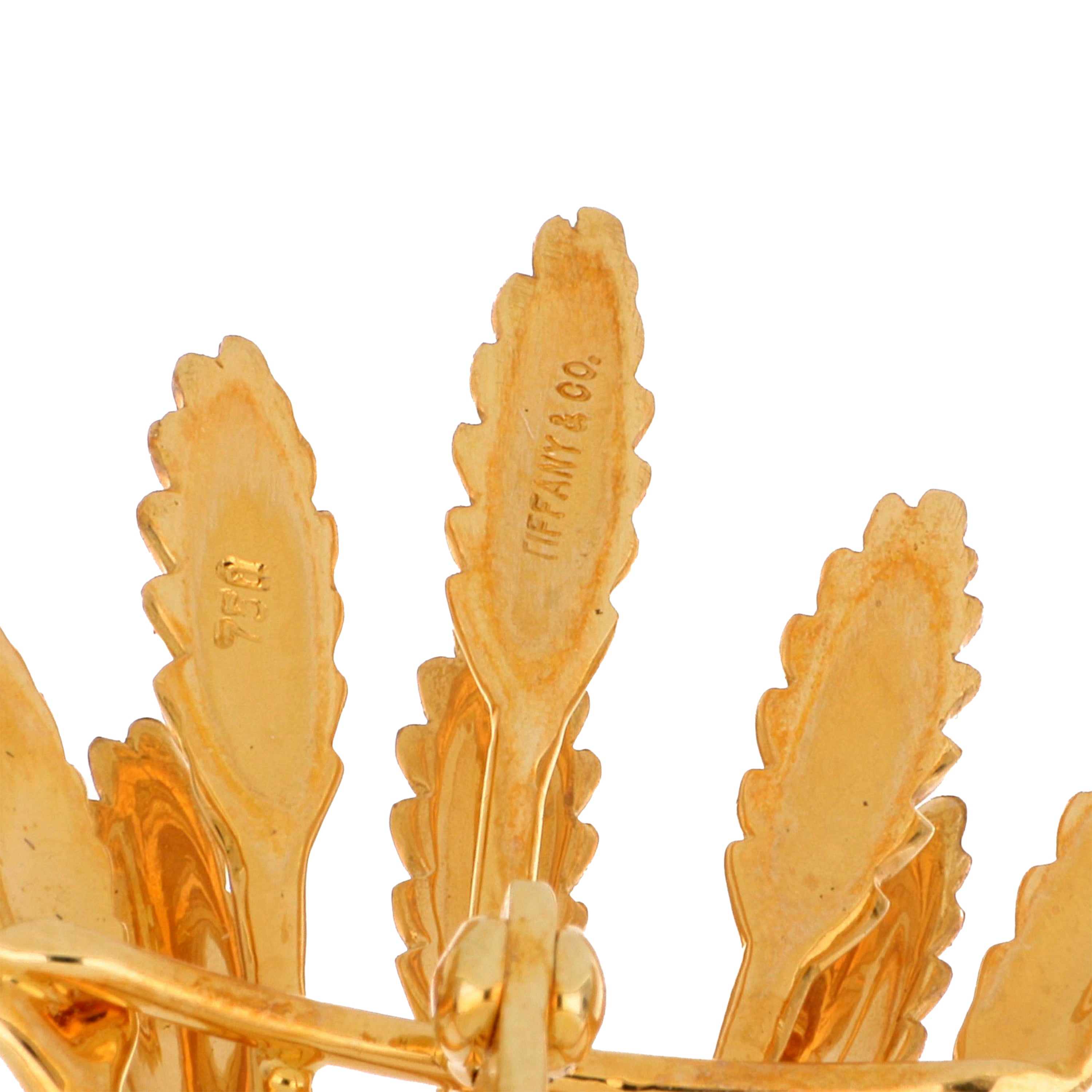 18k Yellow Gold Tiffany & Co. Sheaf of Wheat Brooch