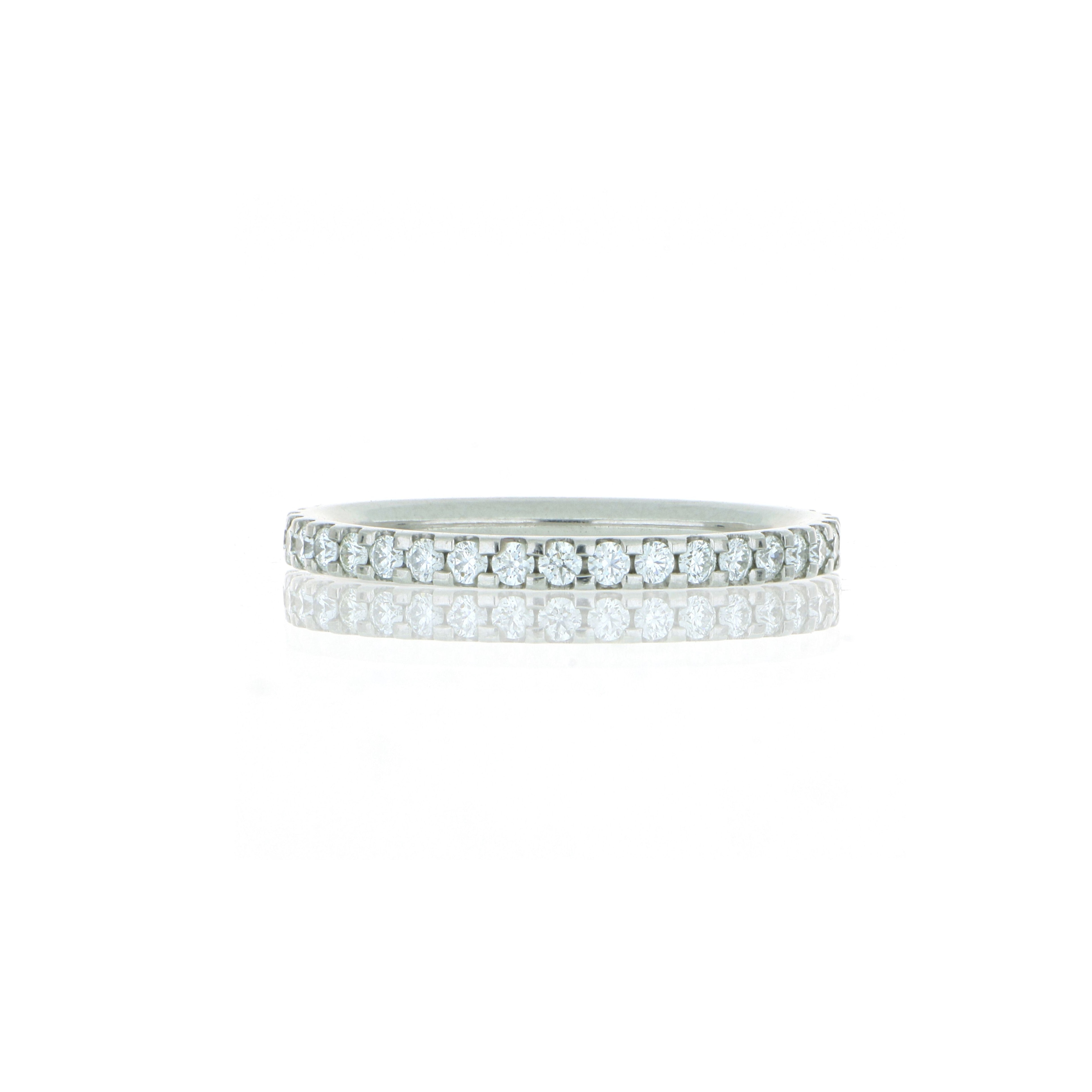 Platinum Diamond Eternity Band - Charles Koll Jewelers
