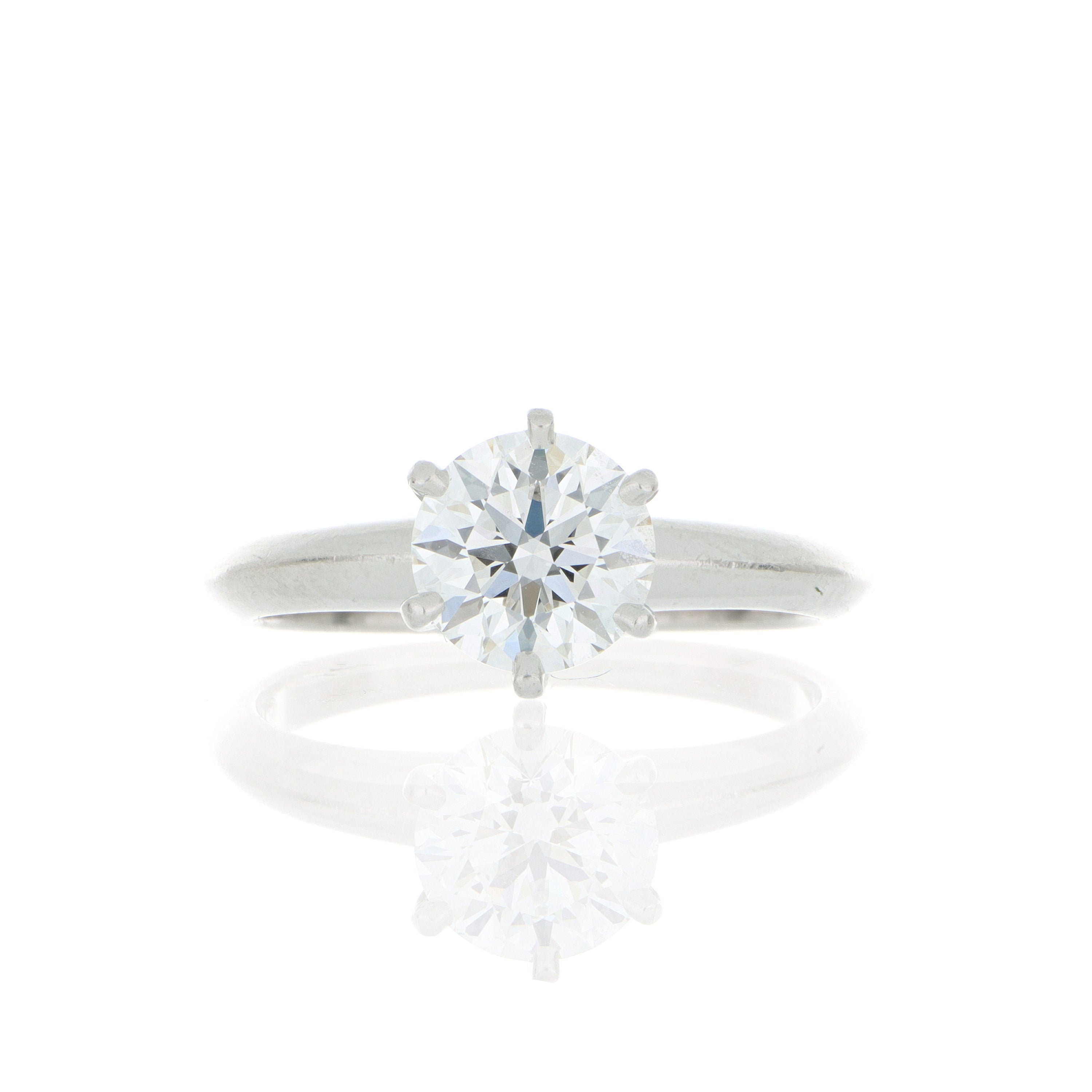 Tiffany & Co. 1.29 CT Round Solitaire Engagement Ring