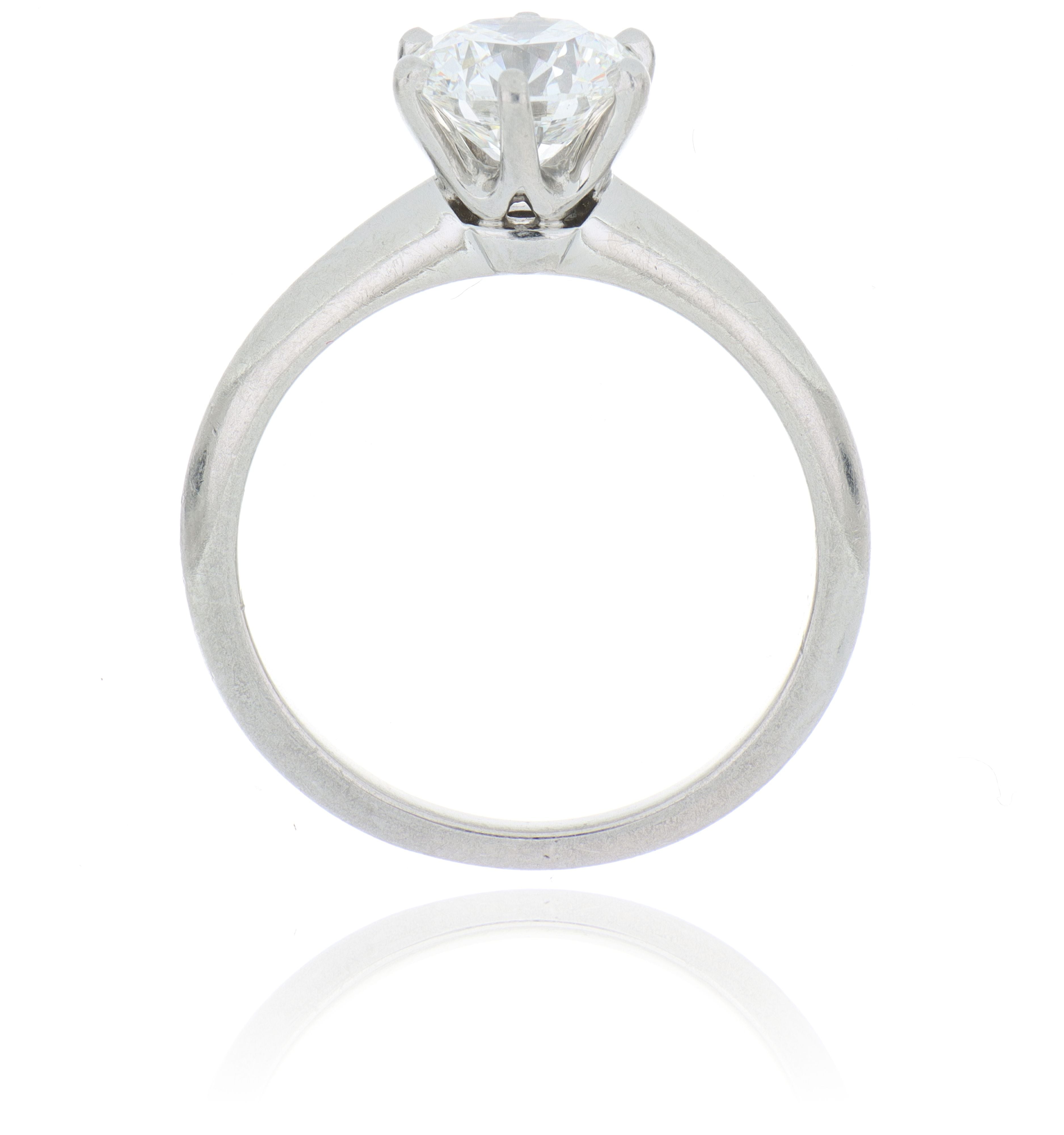 Tiffany & Co. 1.29 CT Round Solitaire Engagement Ring