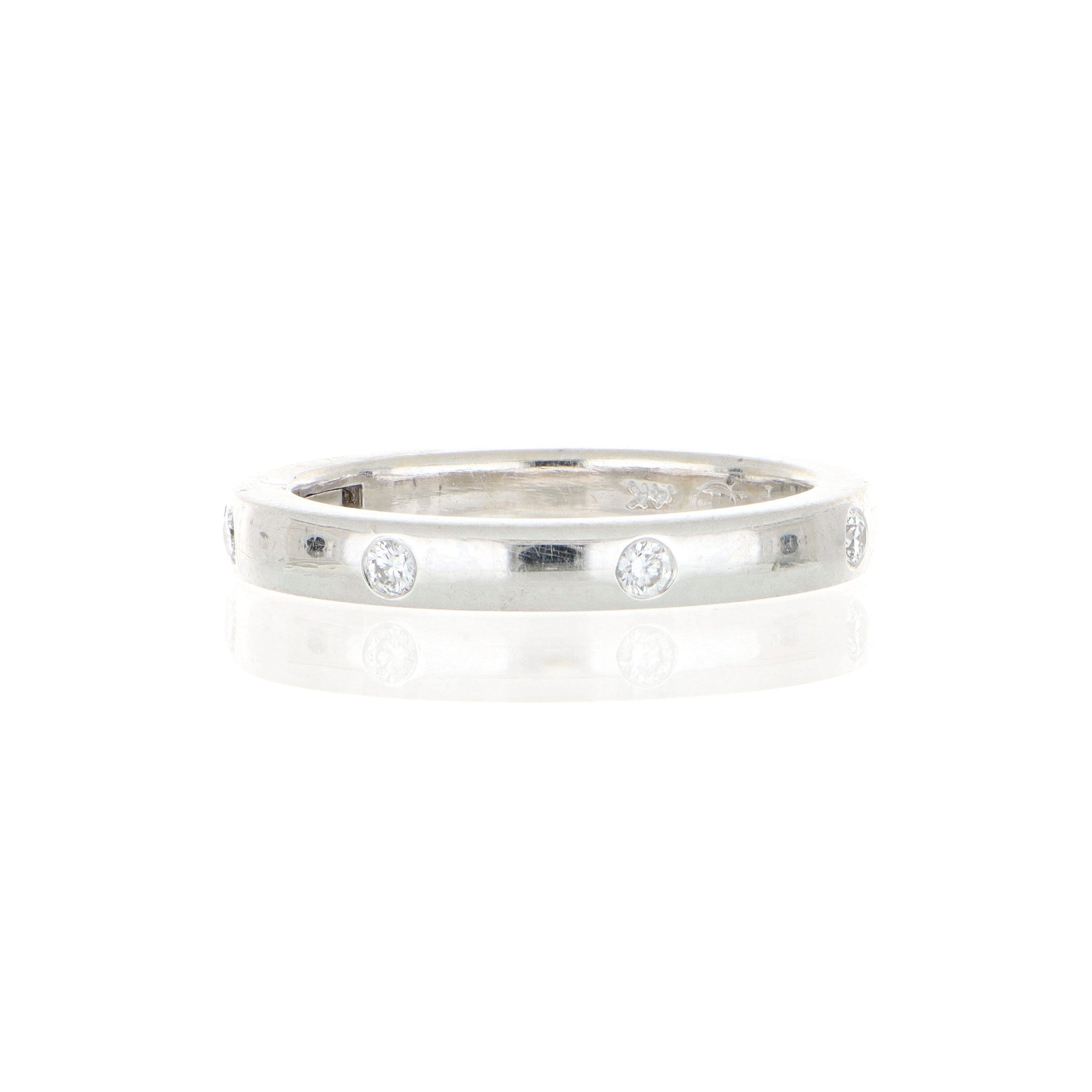 Superfit Diamond Station Wedding Band