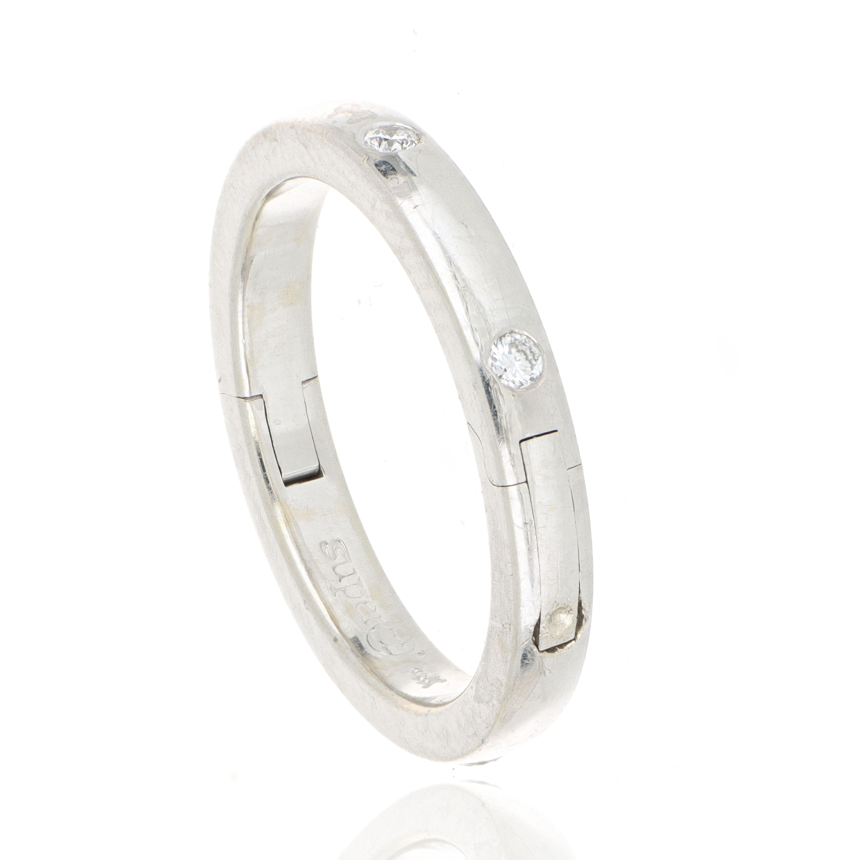 Superfit Diamond Station Wedding Band