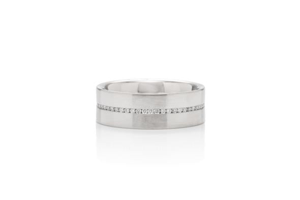 Platinum Diamond Eternity Wedding Band