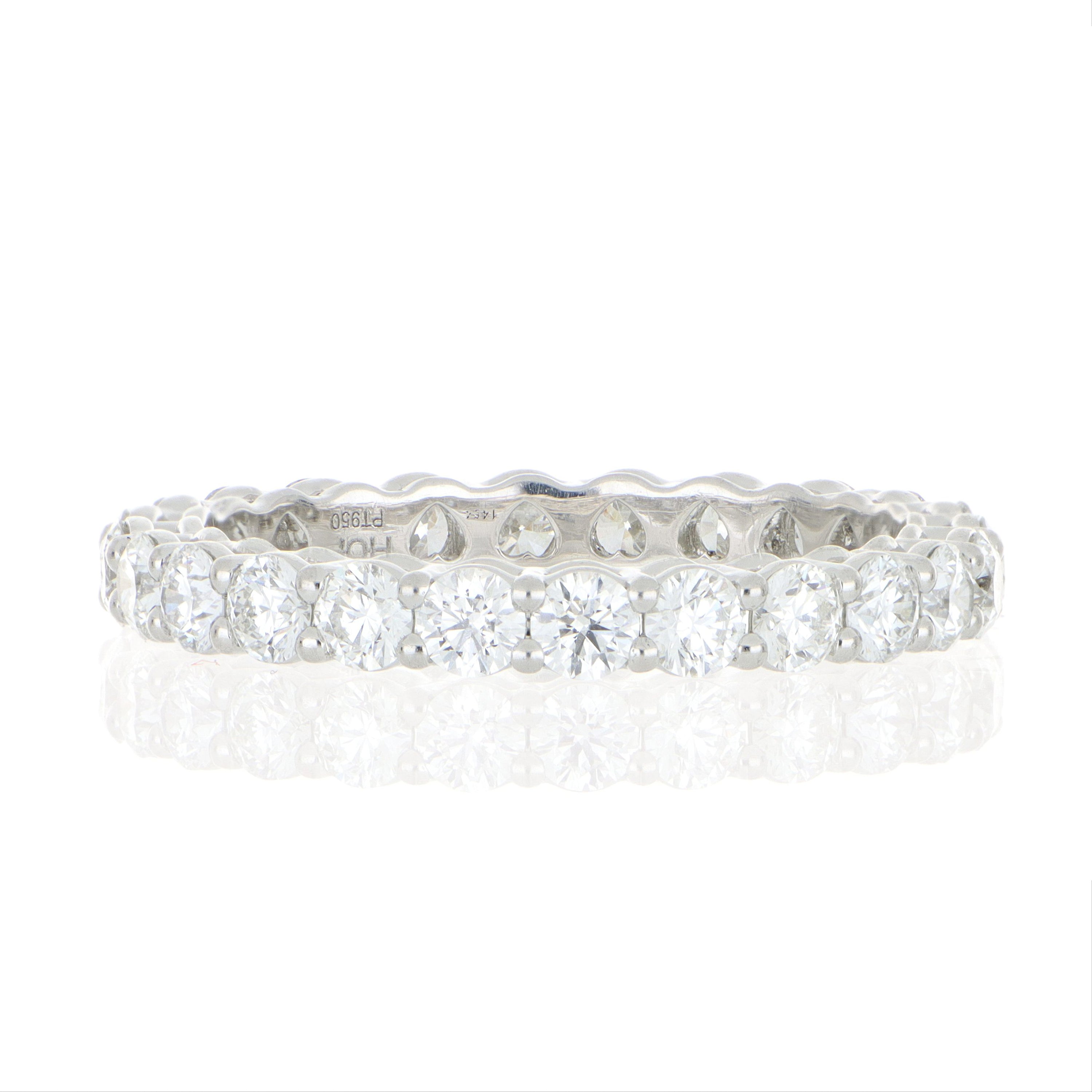 Hearts on Fire Platinum Diamond Multiplictity Eternity Band