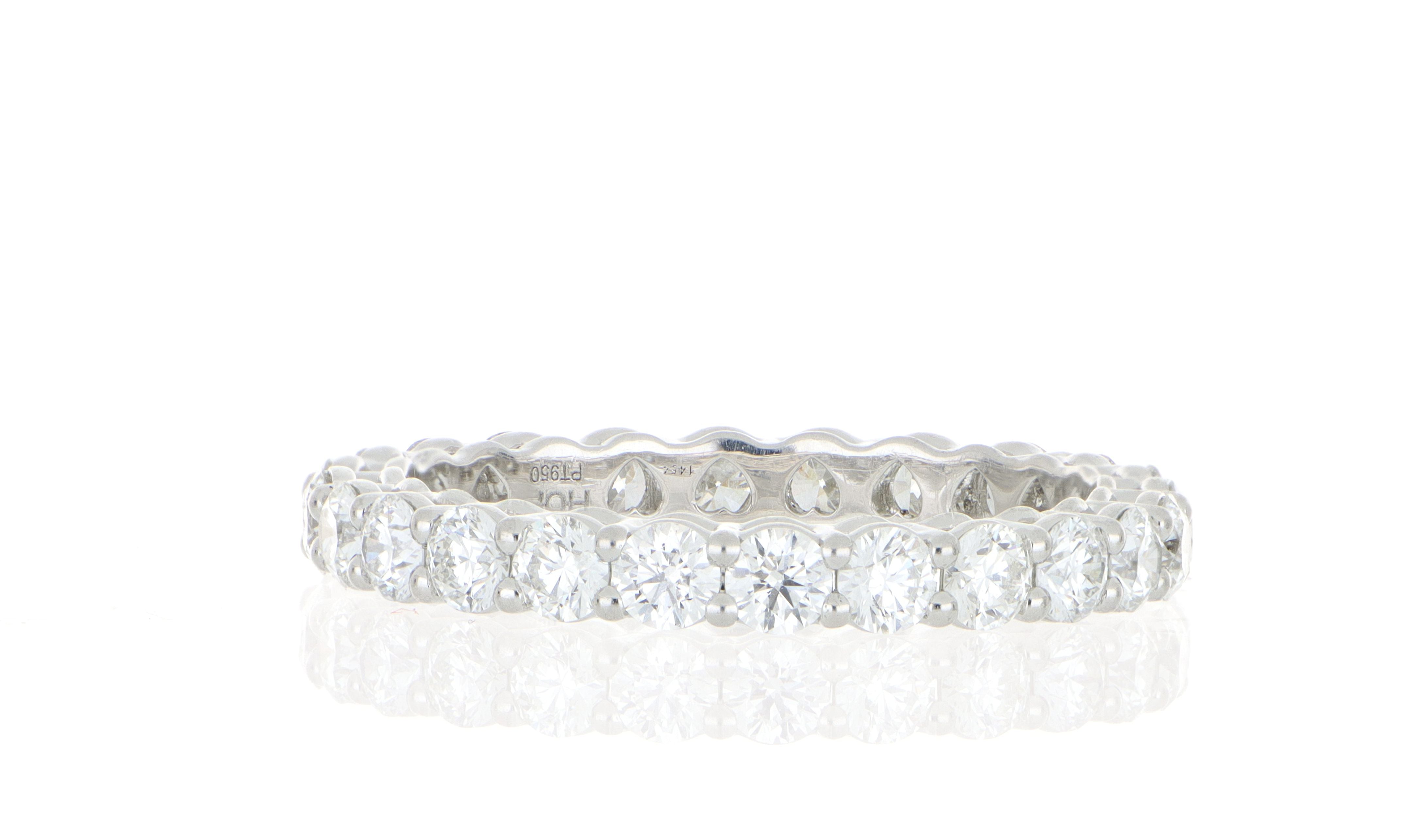 Hearts on Fire Platinum Diamond Multiplictity Eternity Band