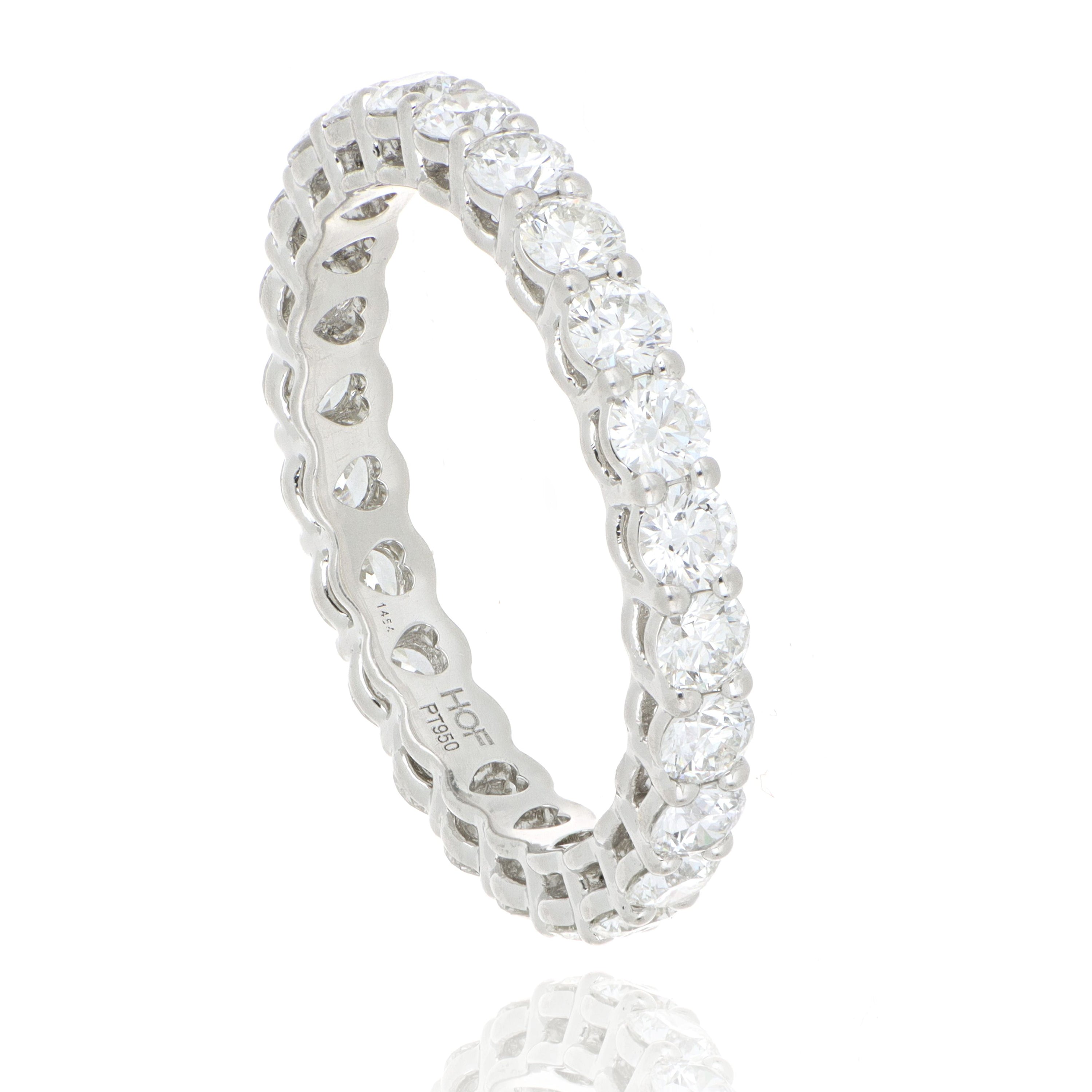 Hearts on Fire Platinum Diamond Multiplictity Eternity Band