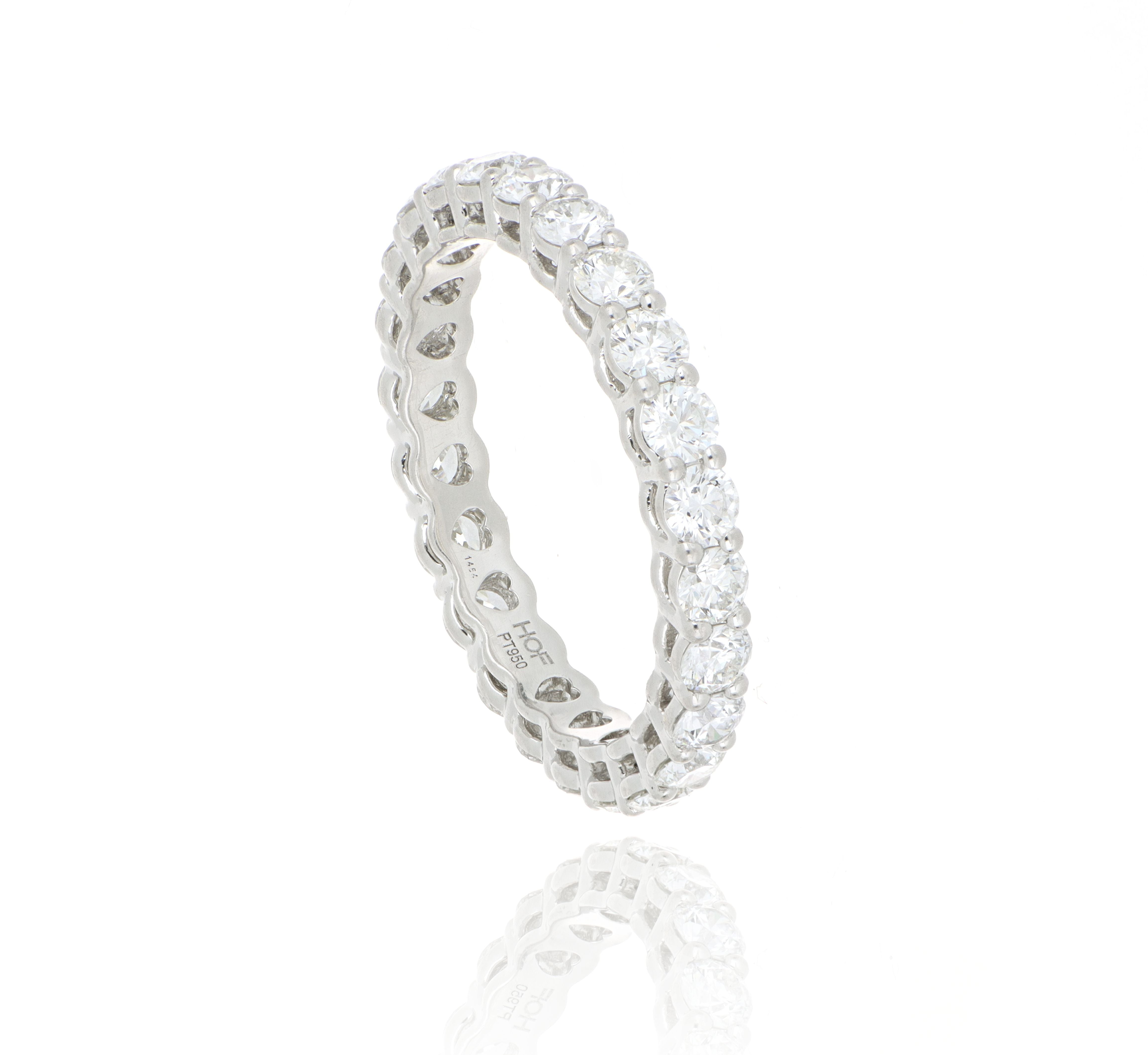 Hearts on Fire Platinum Diamond Multiplictity Eternity Band