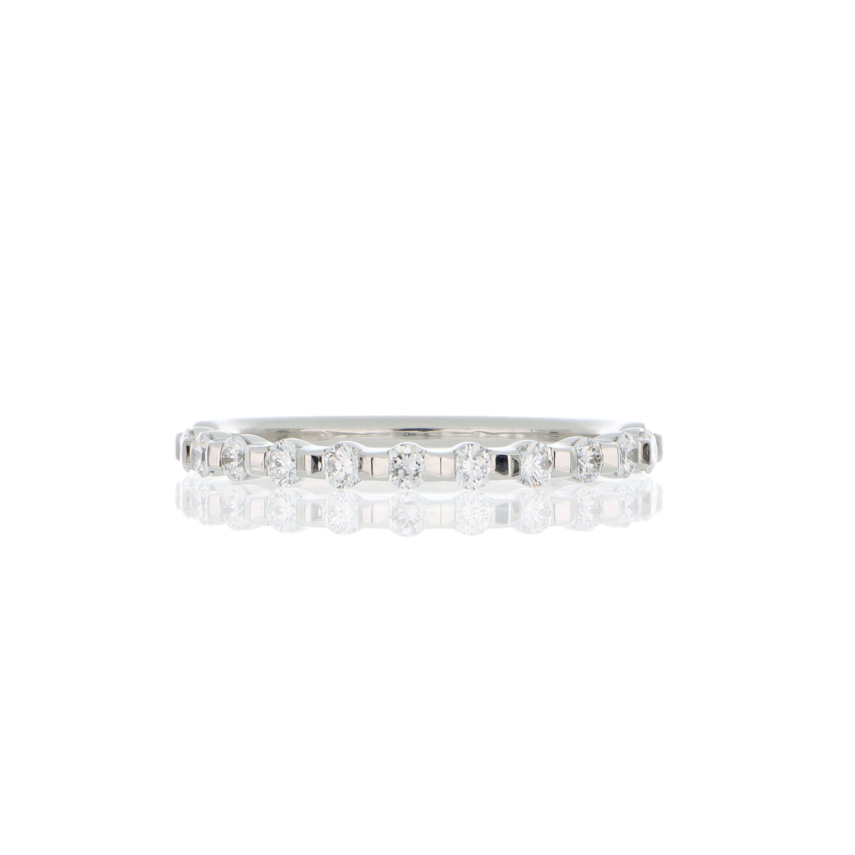 Platinum Diamond Wedding Band