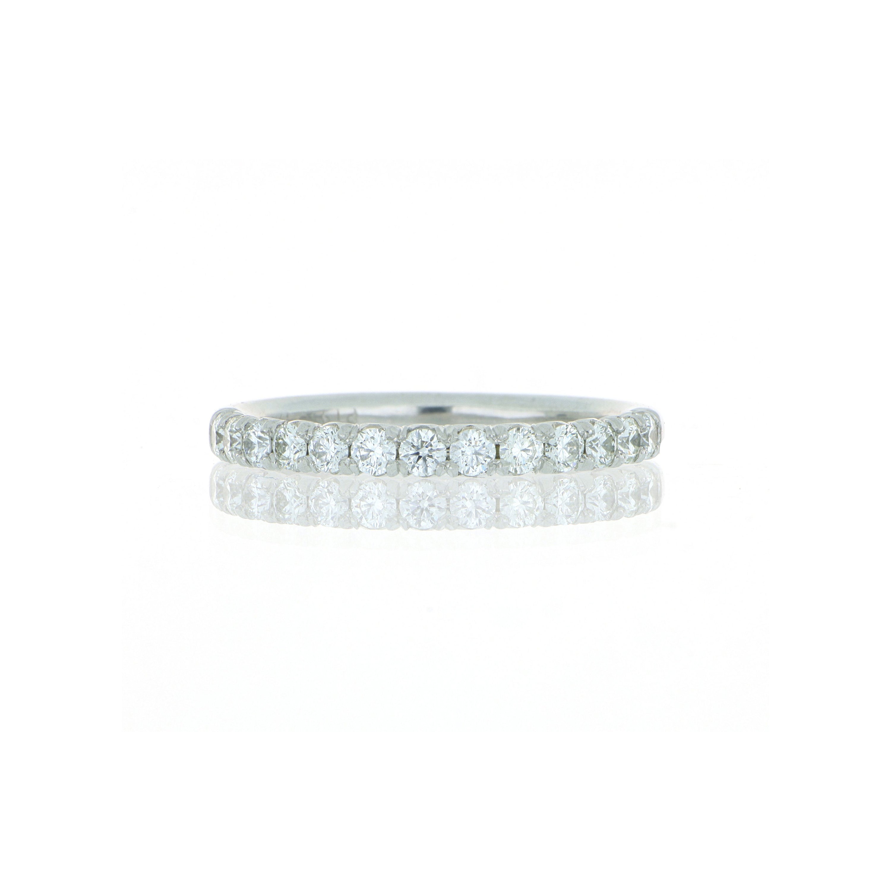 Platinum Hearts on Fire Diamond Wedding Band