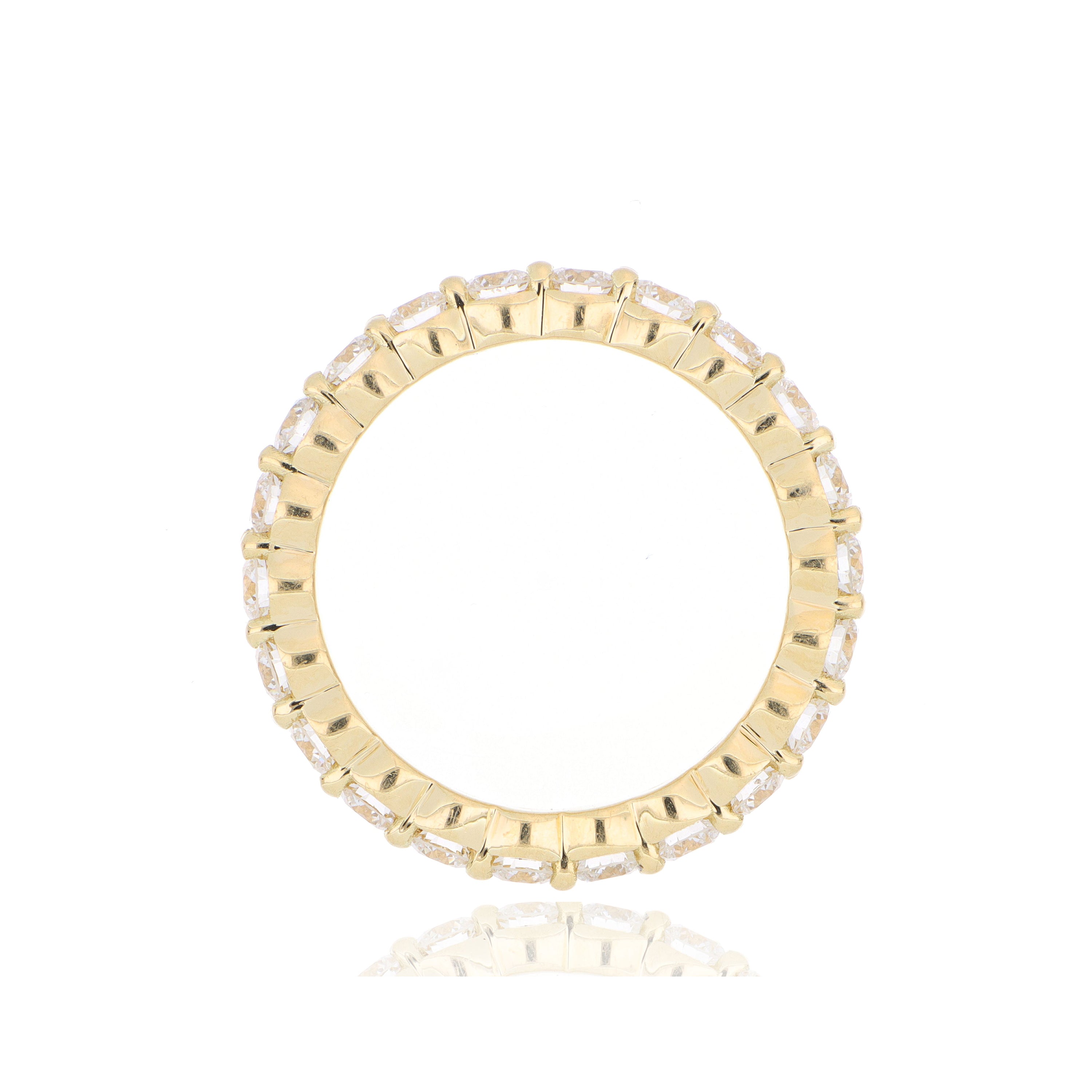 18k Yellow Gold Diamond Eternity Band