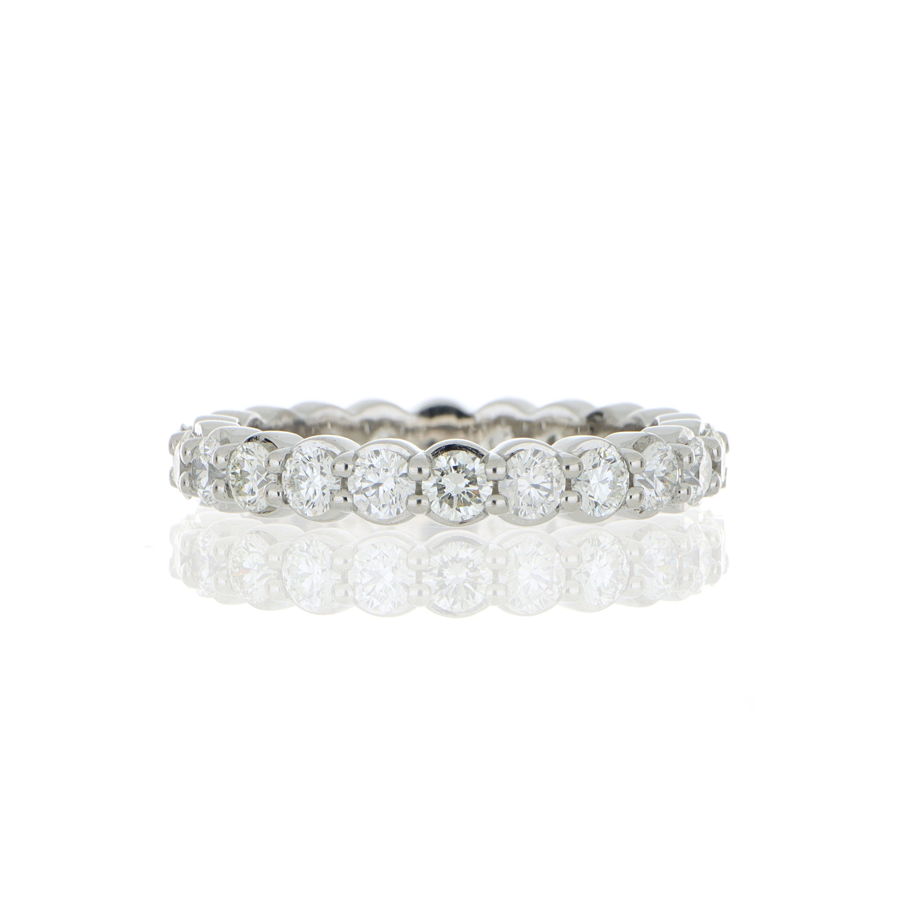 Platinum Diamond Eternity Wedding Band