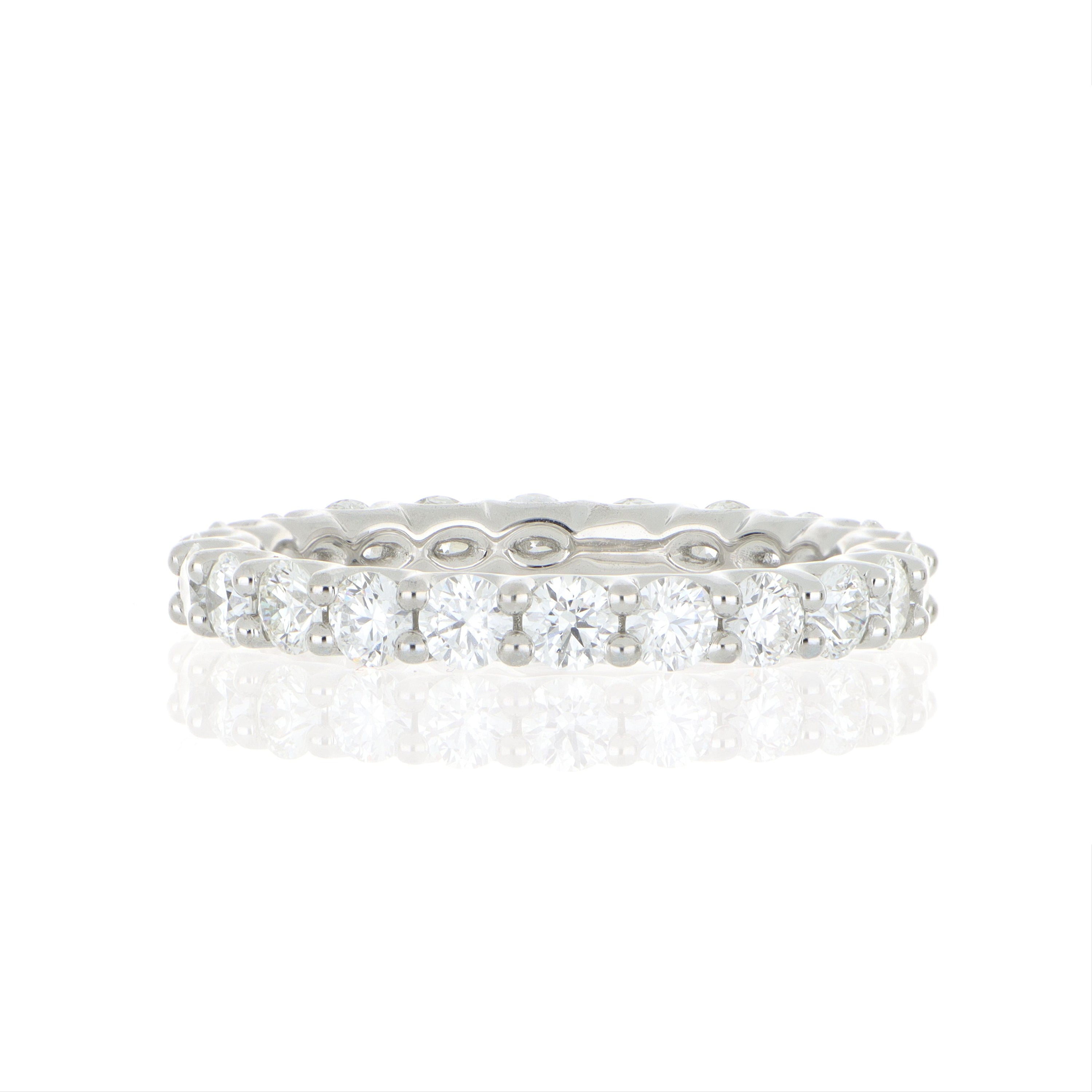 Platinum Diamond Eternity Wedding Band