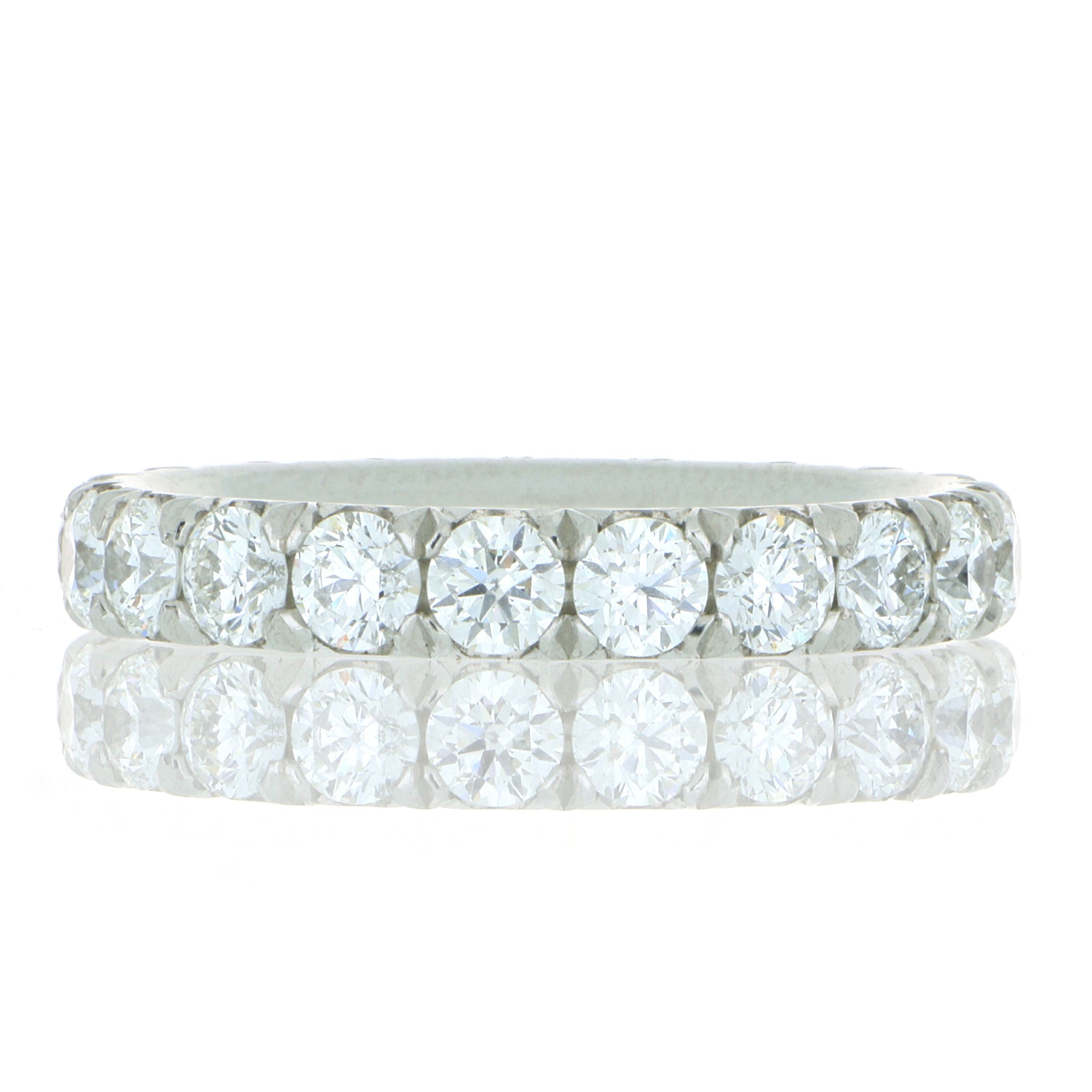 Platinum Diamond Eternity Band - Charles Koll Jewelers