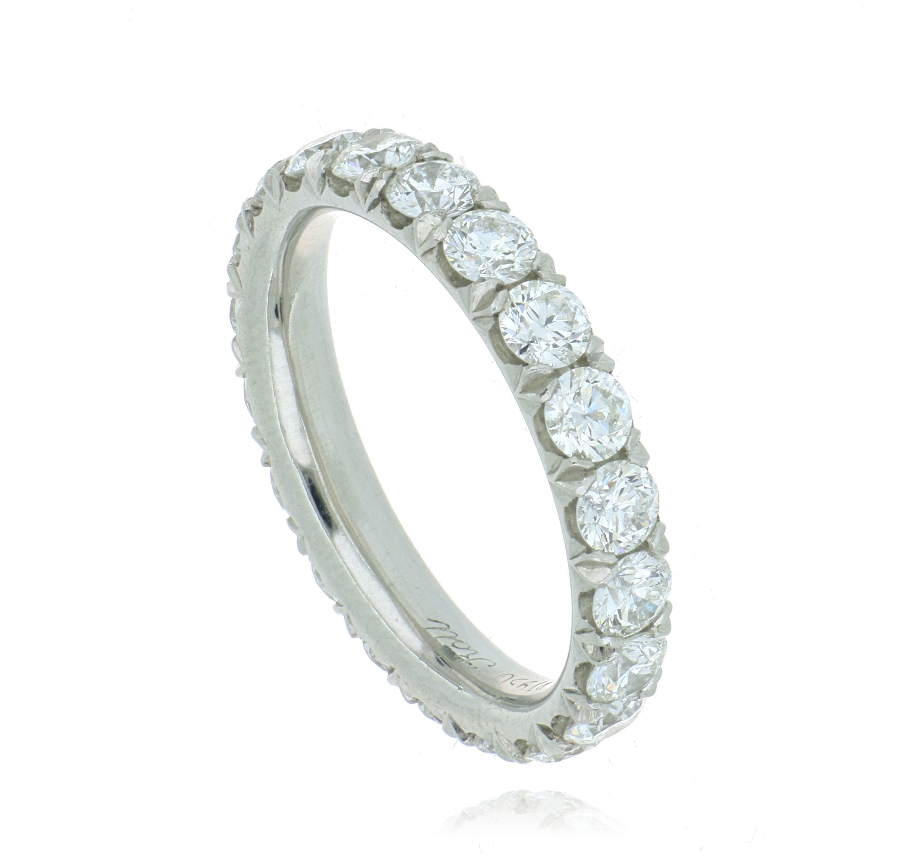 Platinum Diamond Eternity Band - Charles Koll Jewelers