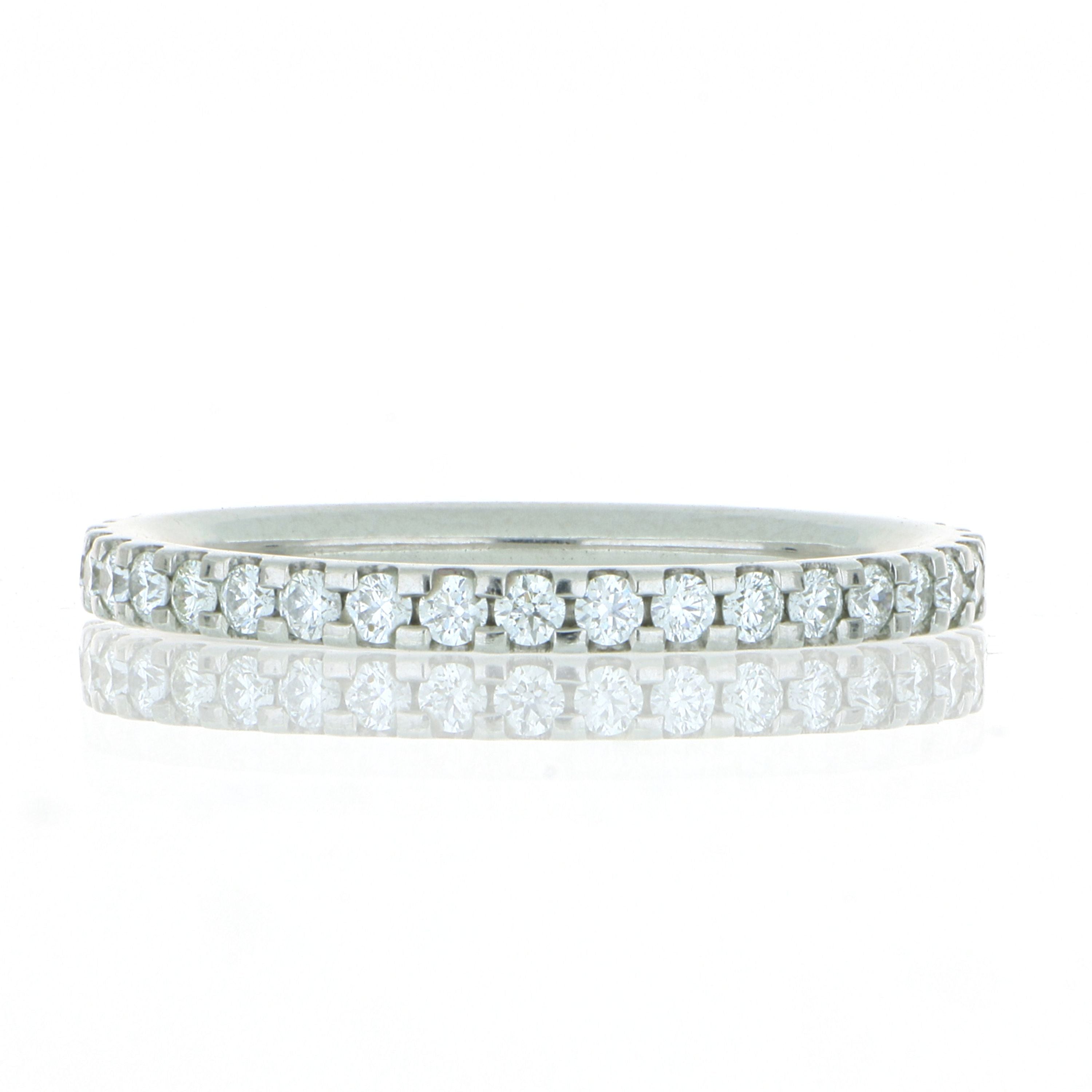 Platinum Diamond Eternity Band - Charles Koll Jewelers