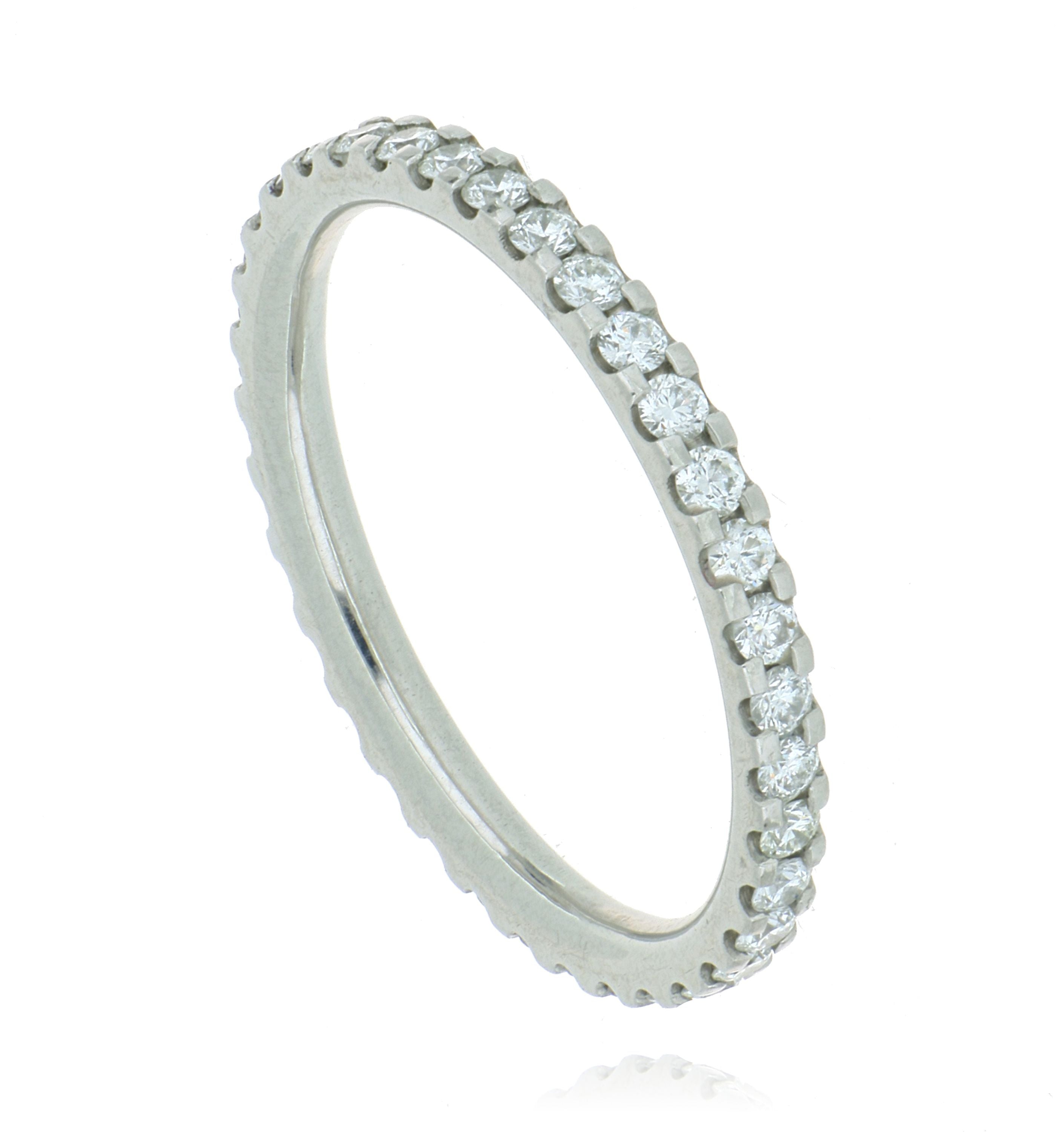 Platinum Diamond Eternity Band - Charles Koll Jewelers