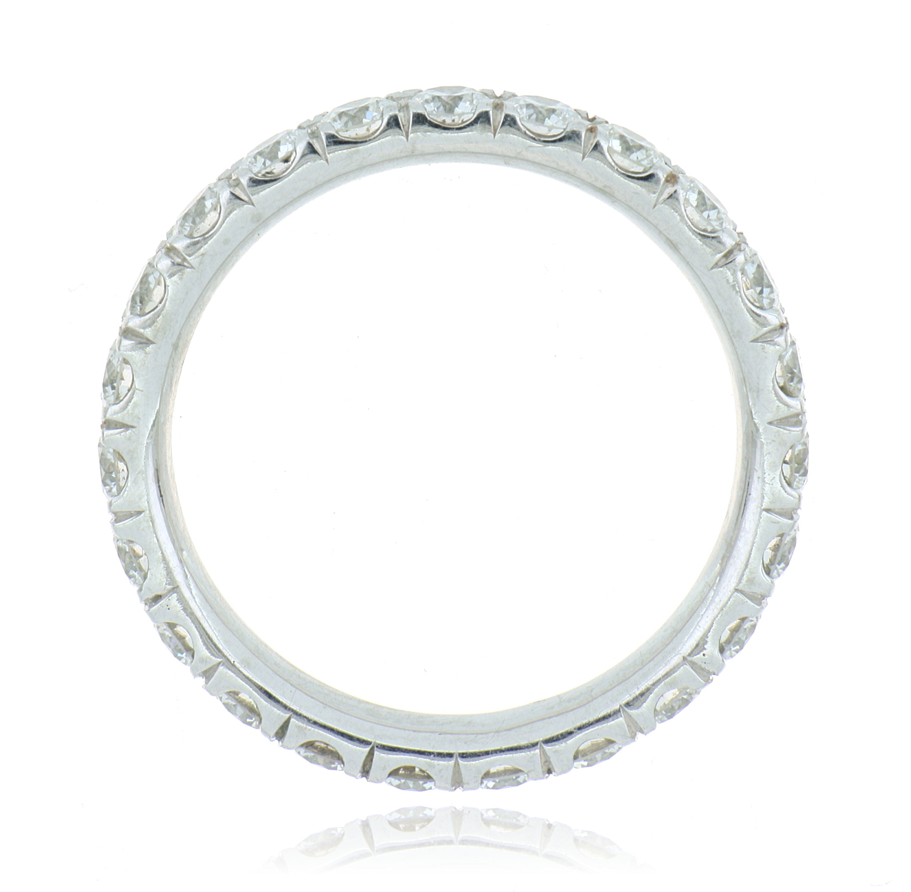 Platinum Diamond Eternity Band - Charles Koll Jewelers