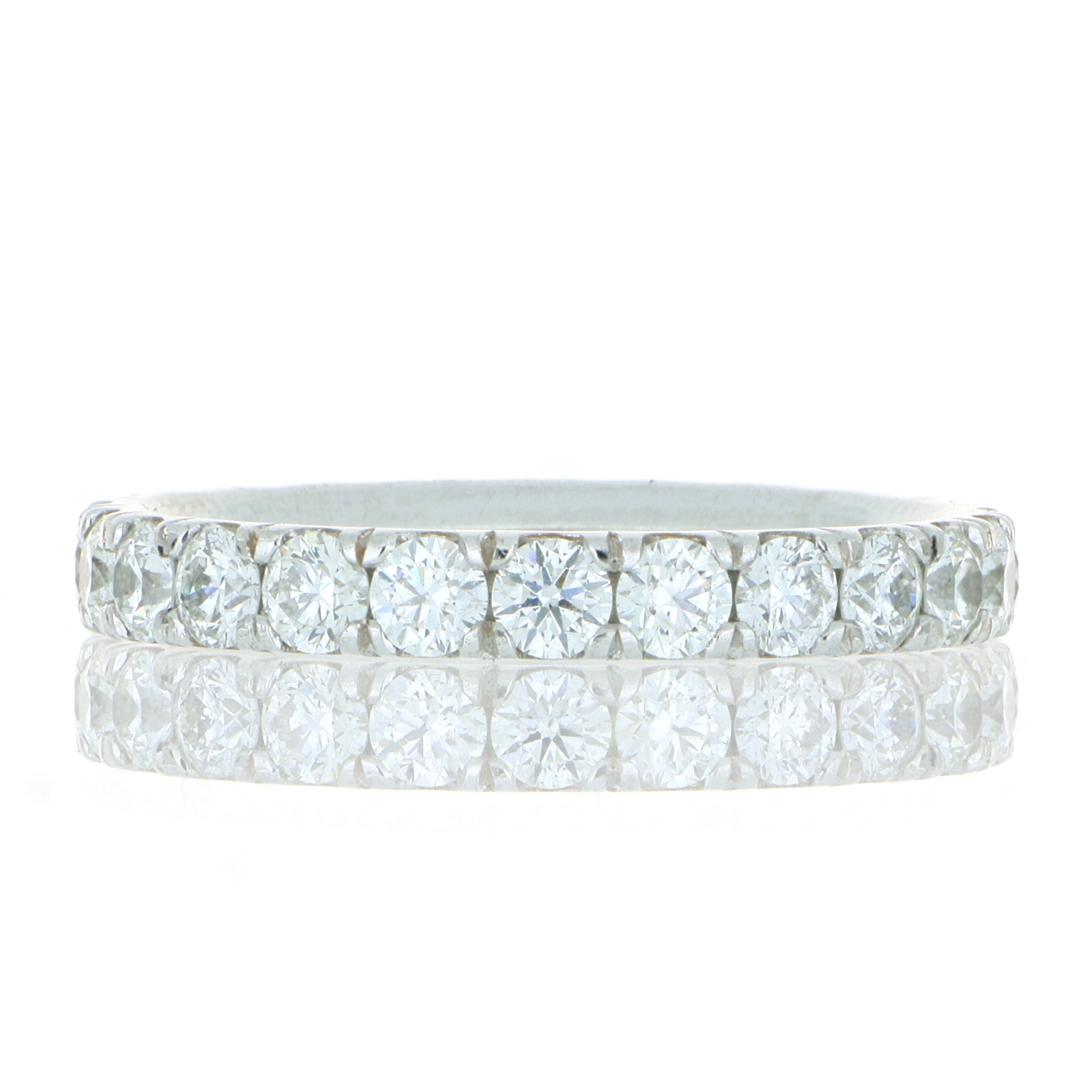 Platinum Diamond Eternity Band - Charles Koll Jewelers