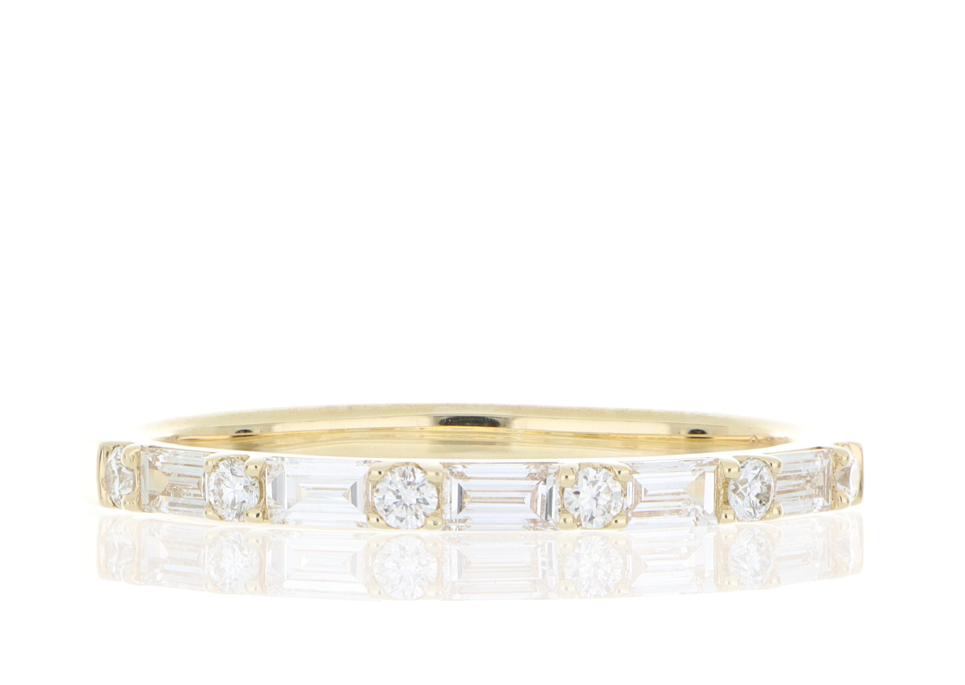 18k Yellow Gold Diamond Wedding Band