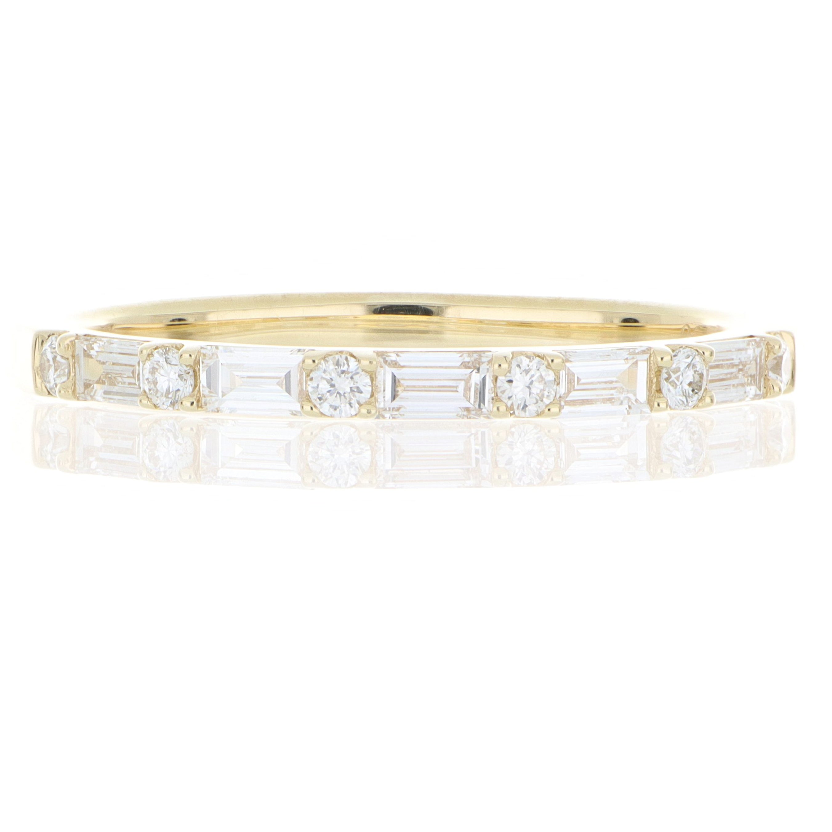 18k Yellow Gold Diamond Wedding Band