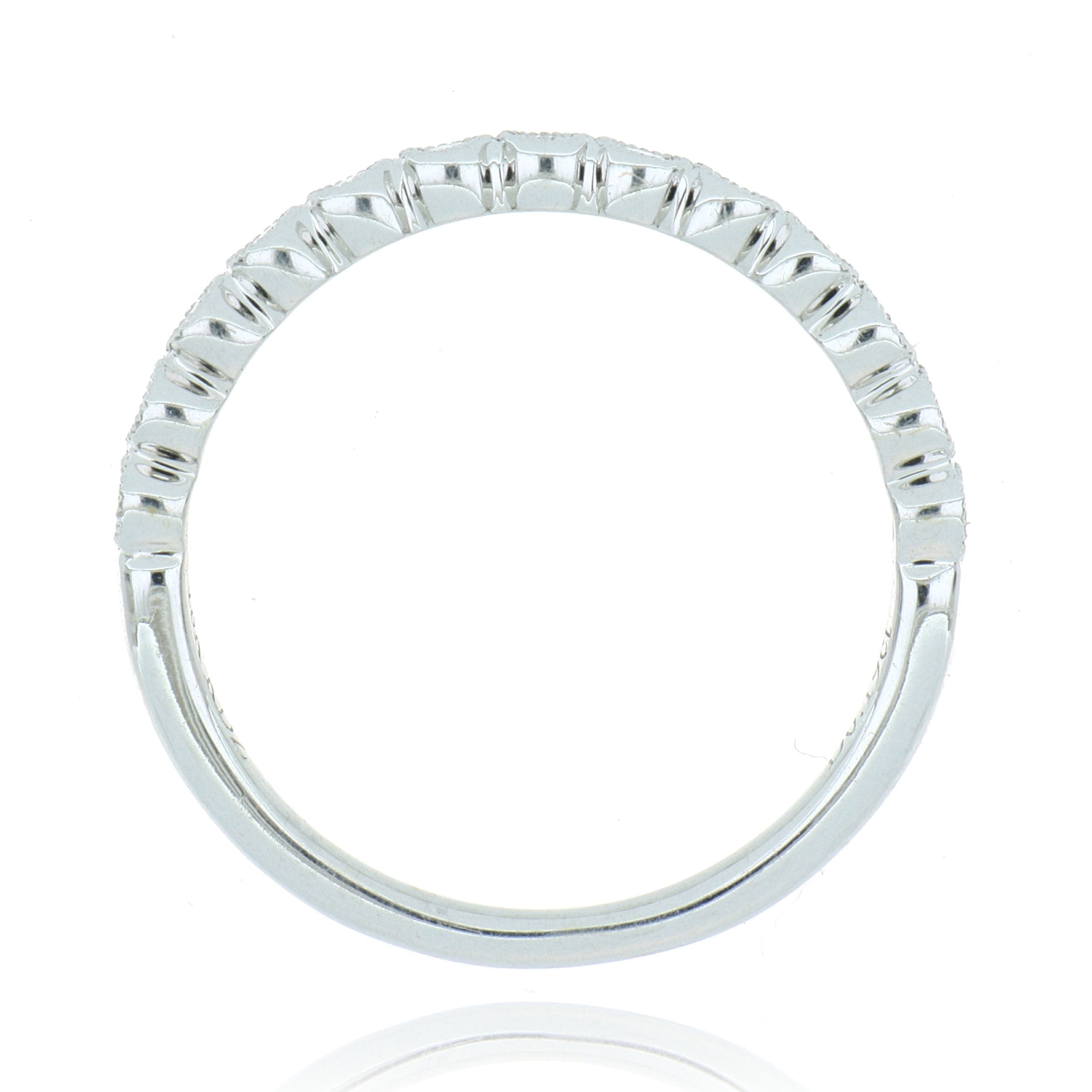 18k White Gold Diamond Ring - Charles Koll Jewelers