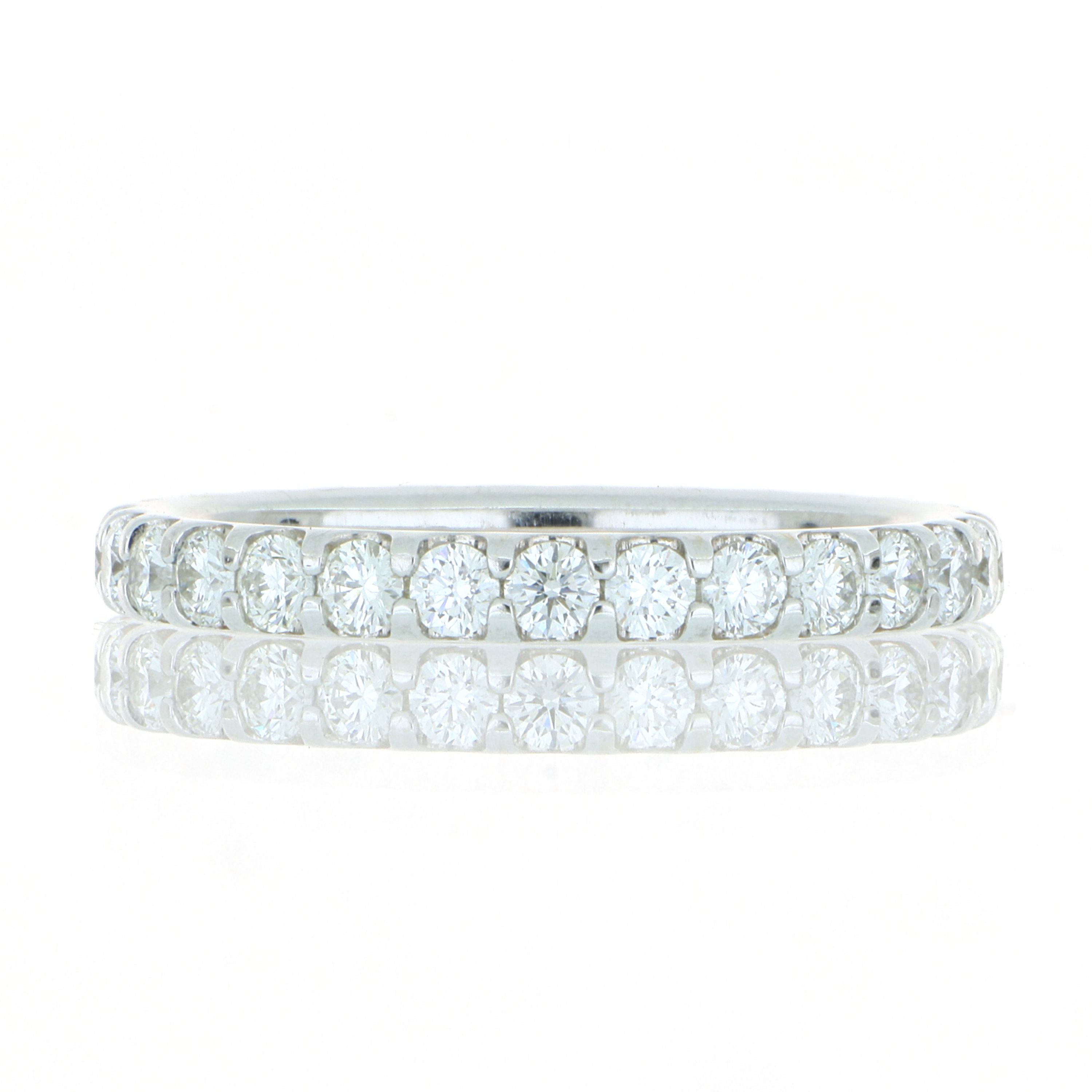 Platinum Diamond Eternity Wedding Band