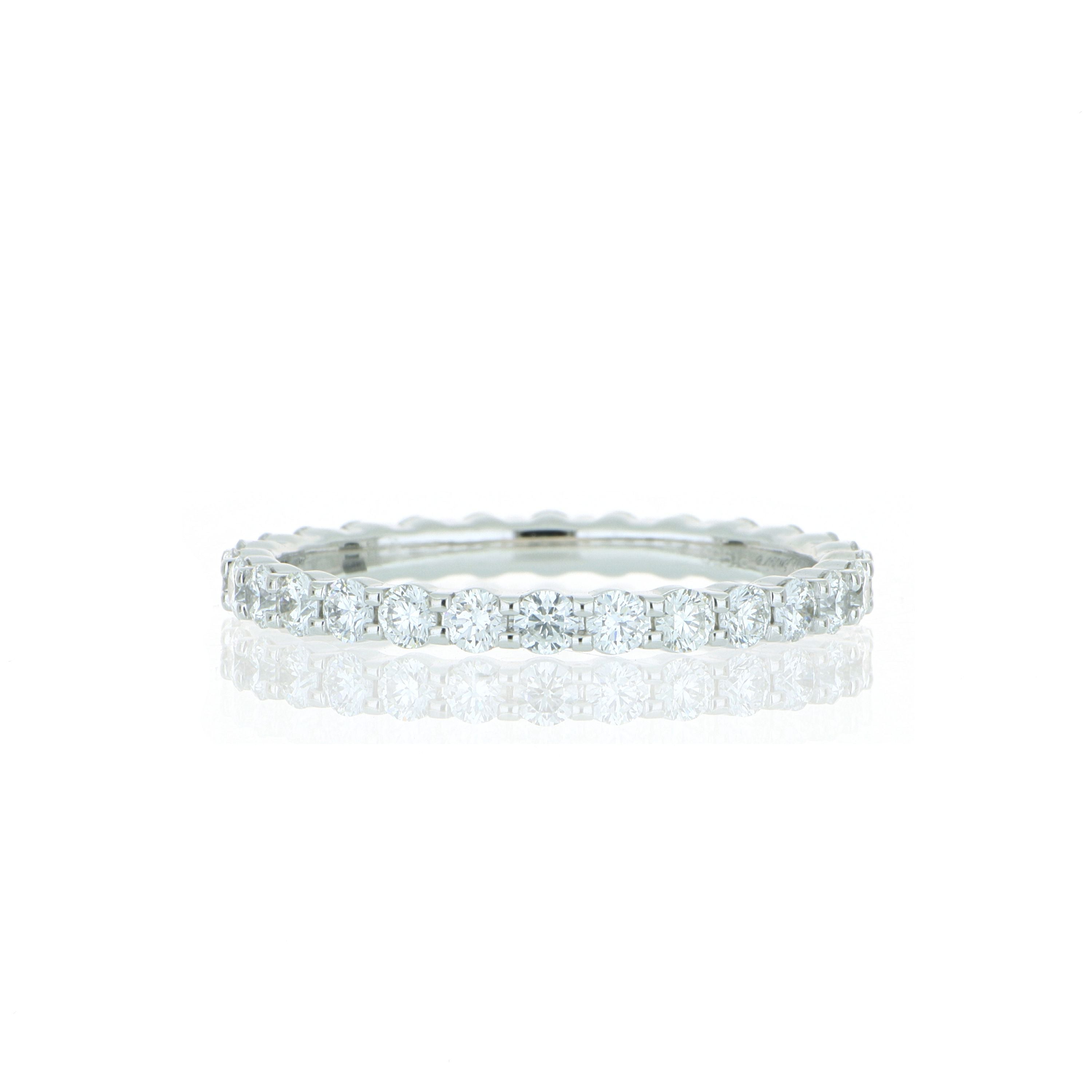 Platinum Diamond Eternity Wedding Band