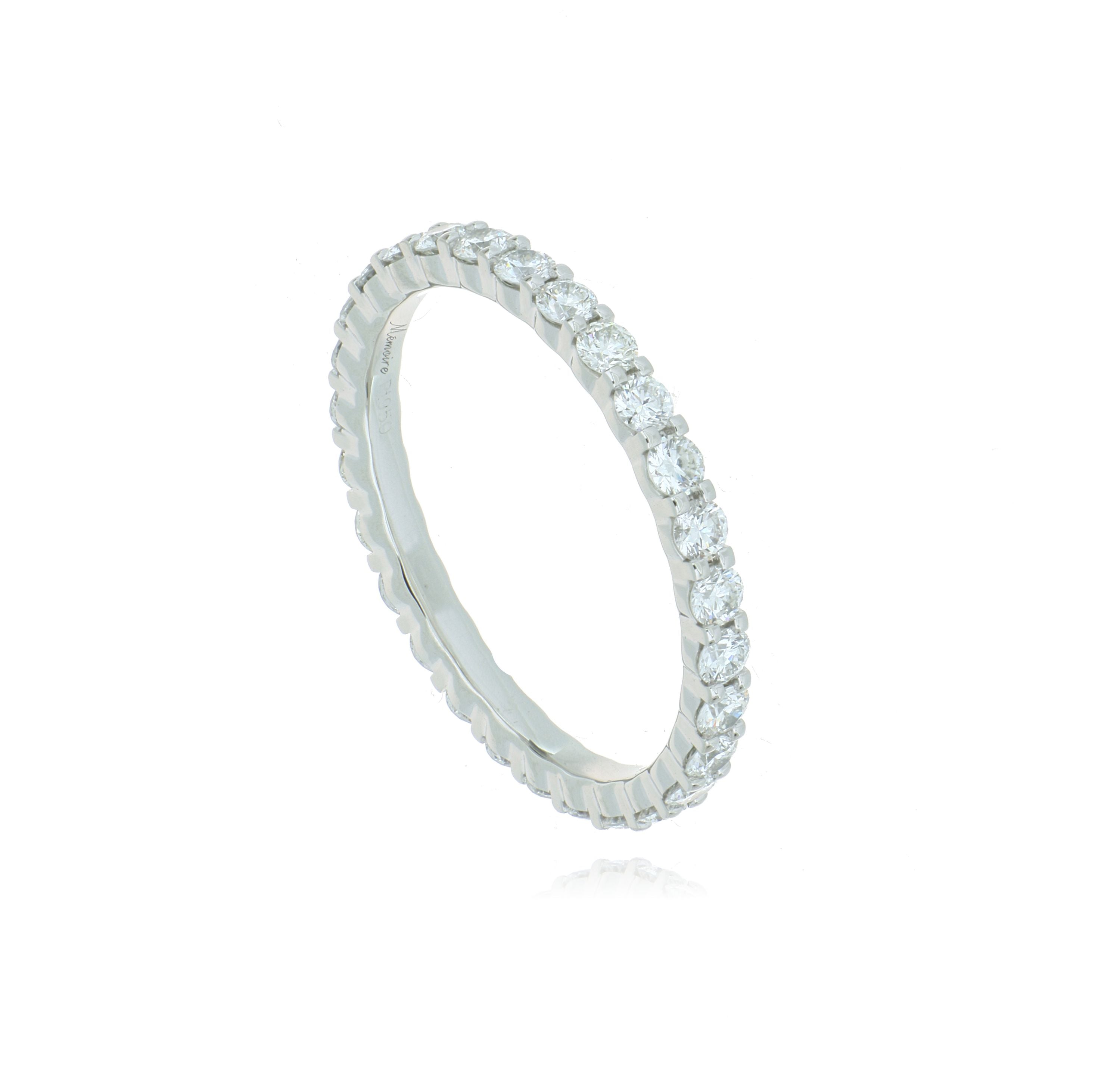 Platinum Diamond Eternity Wedding Band