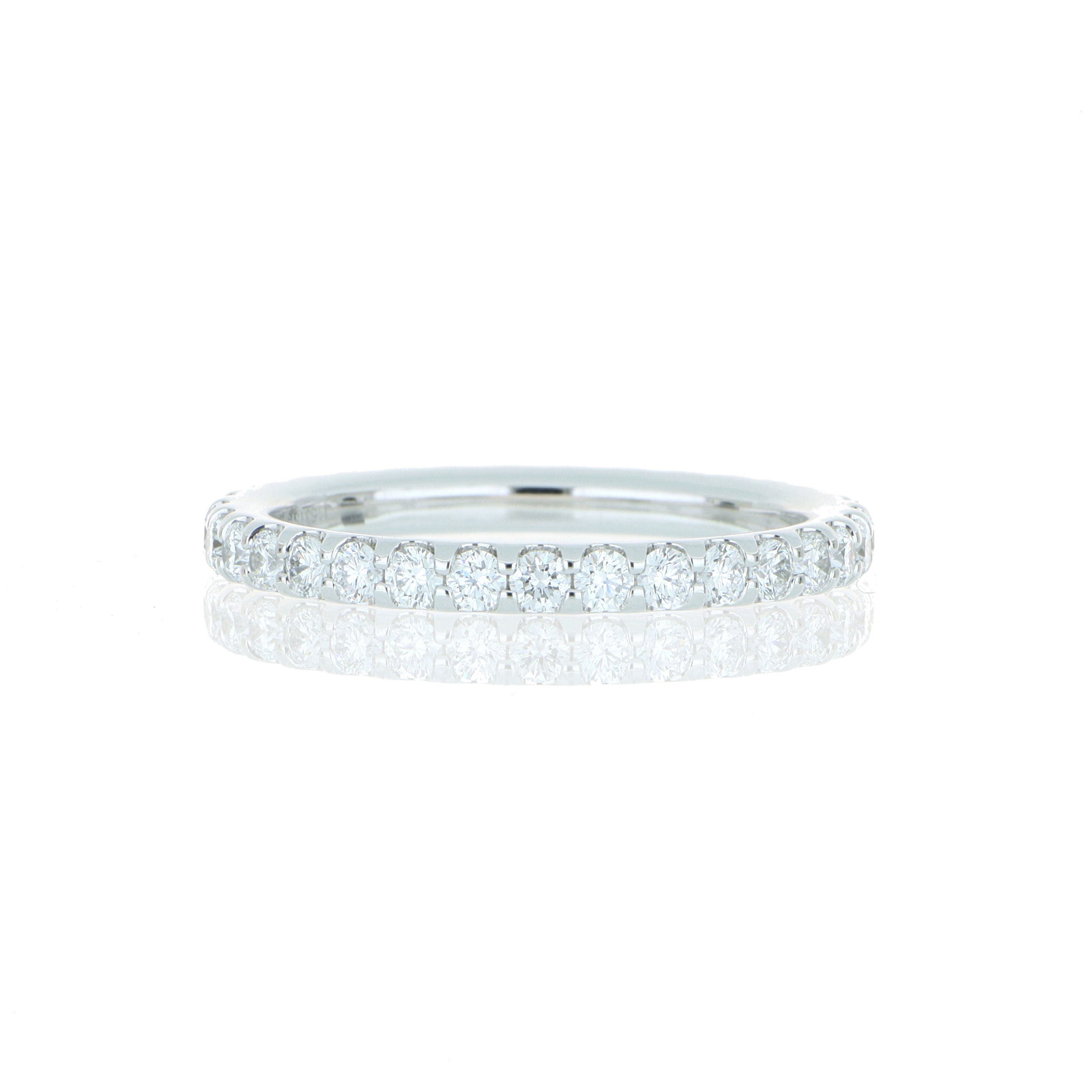 Platinum Diamond Eternity Wedding Band