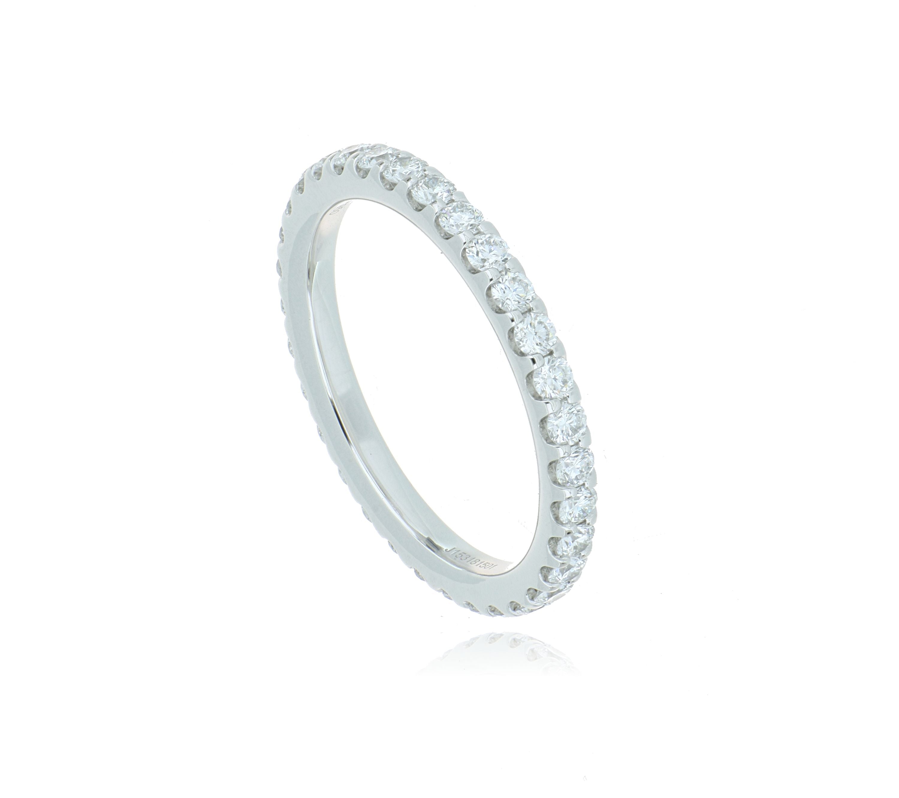 Platinum Diamond Eternity Wedding Band