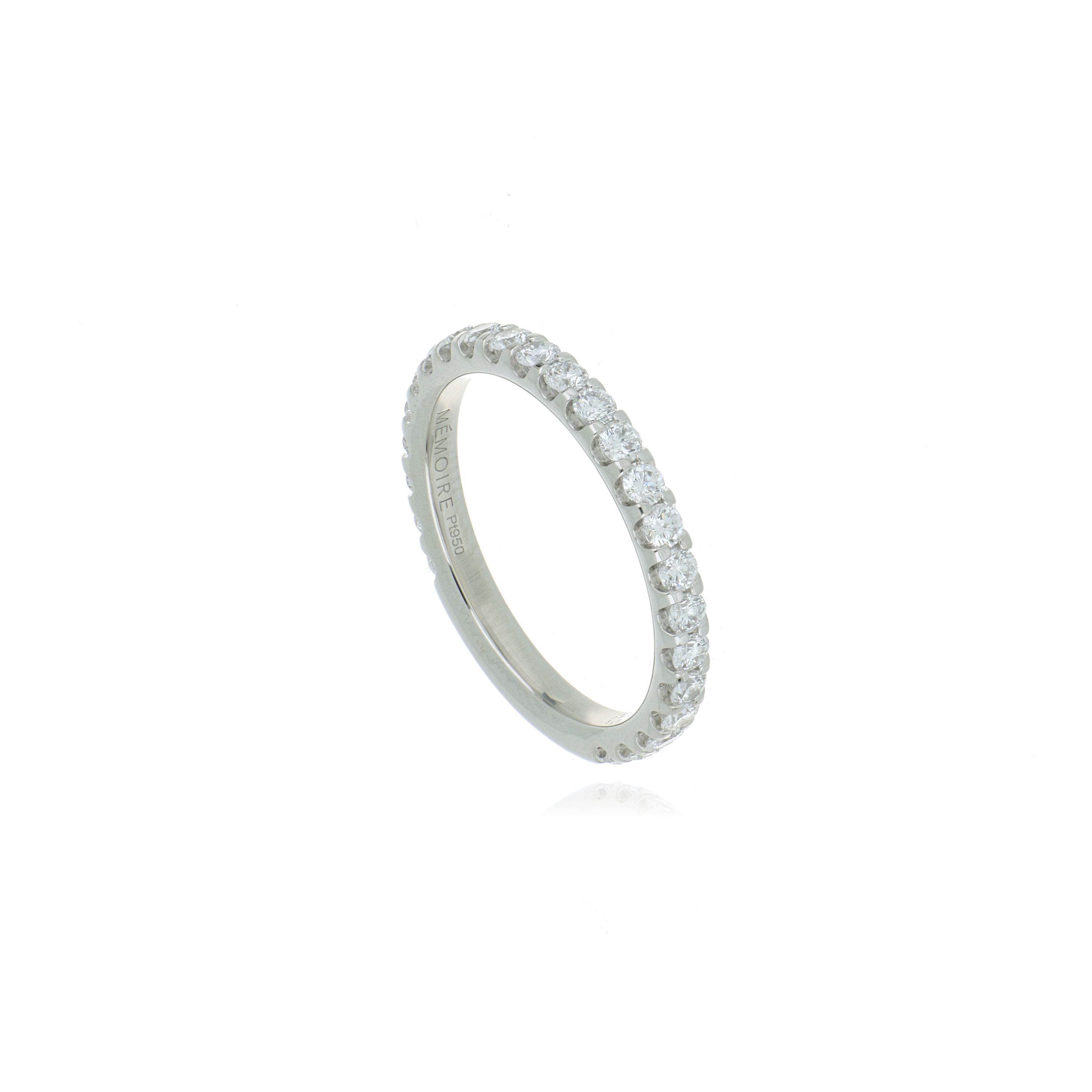 Platinum Diamond Wedding Band