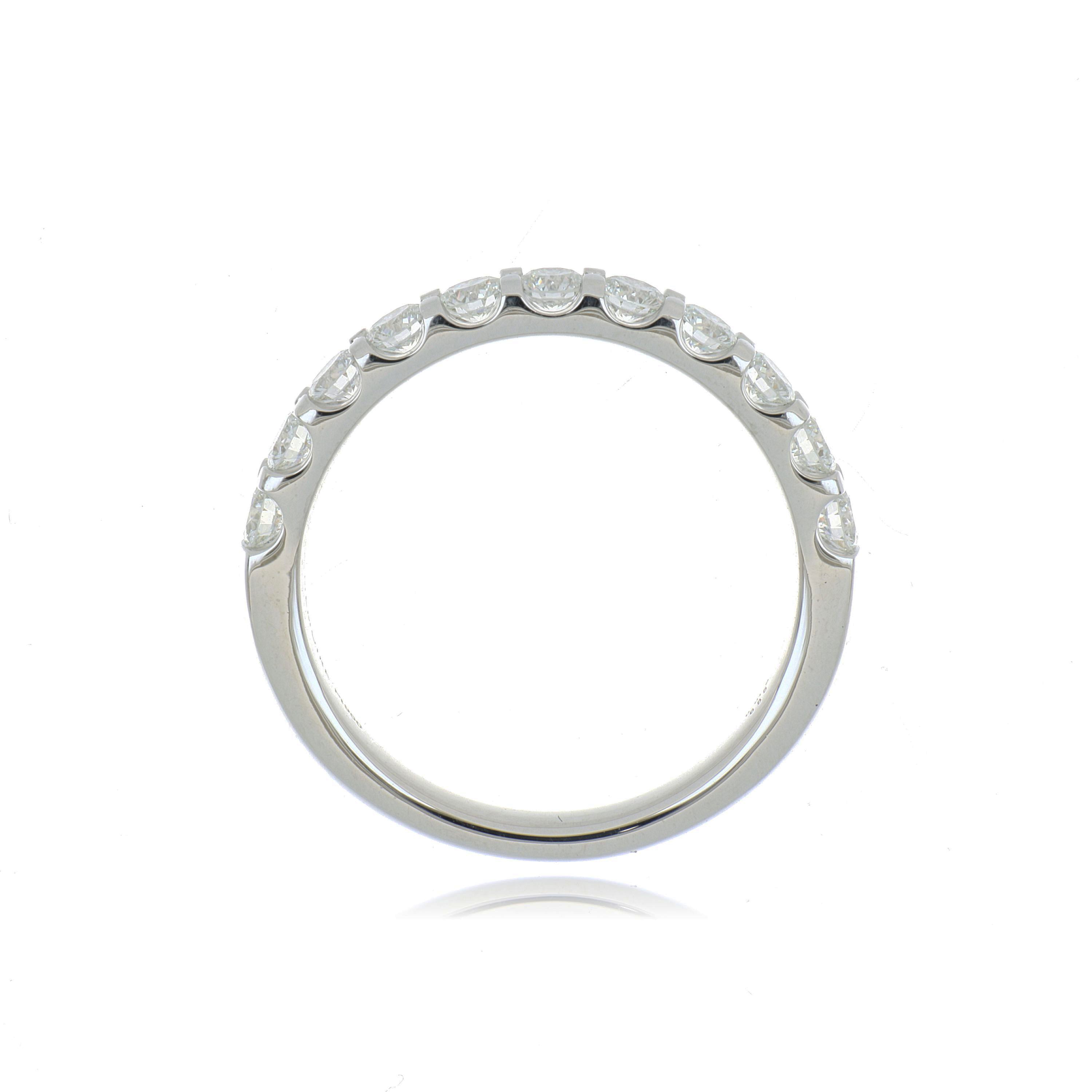 Platinum Diamond Wedding Band