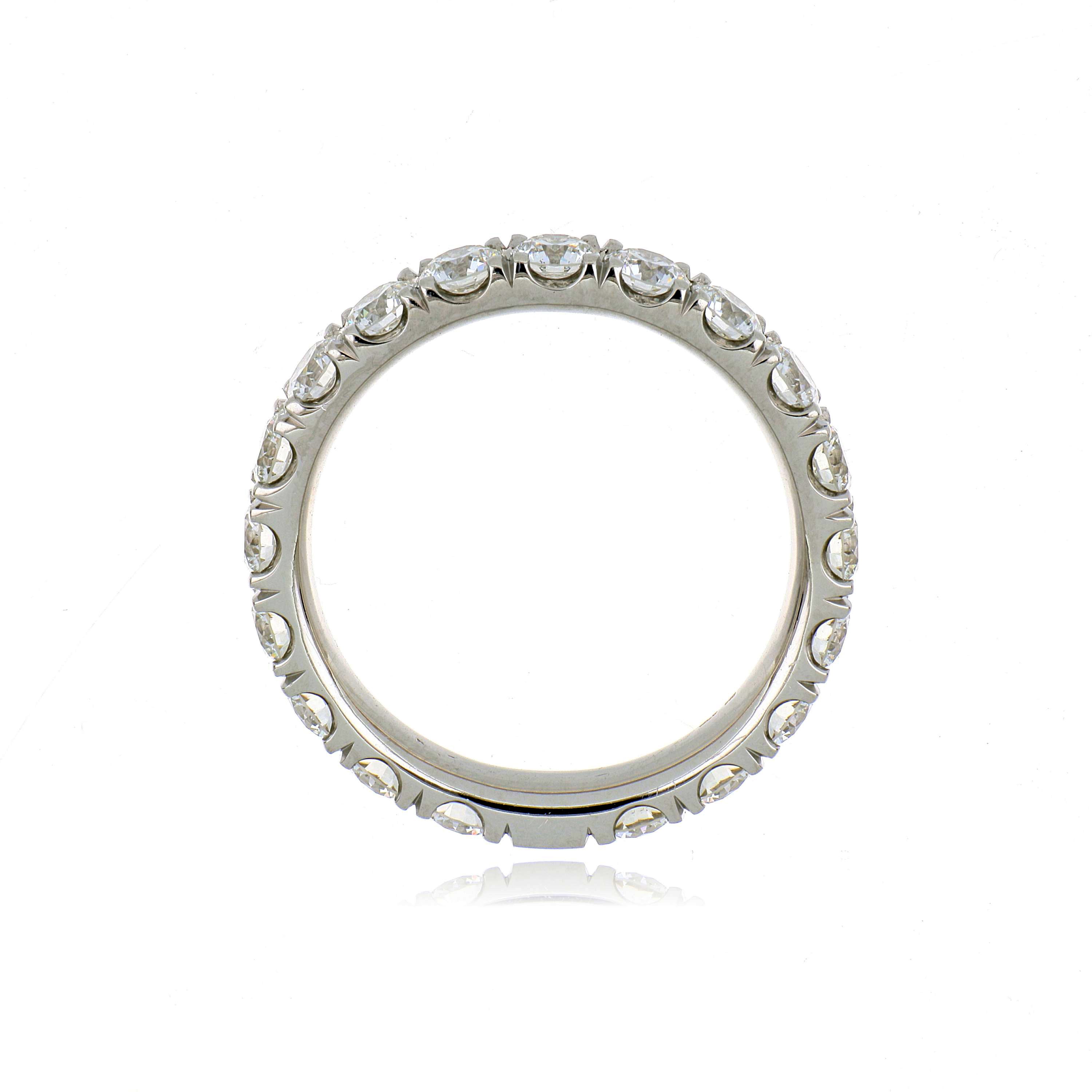 Platinum Diamond Wedding Band