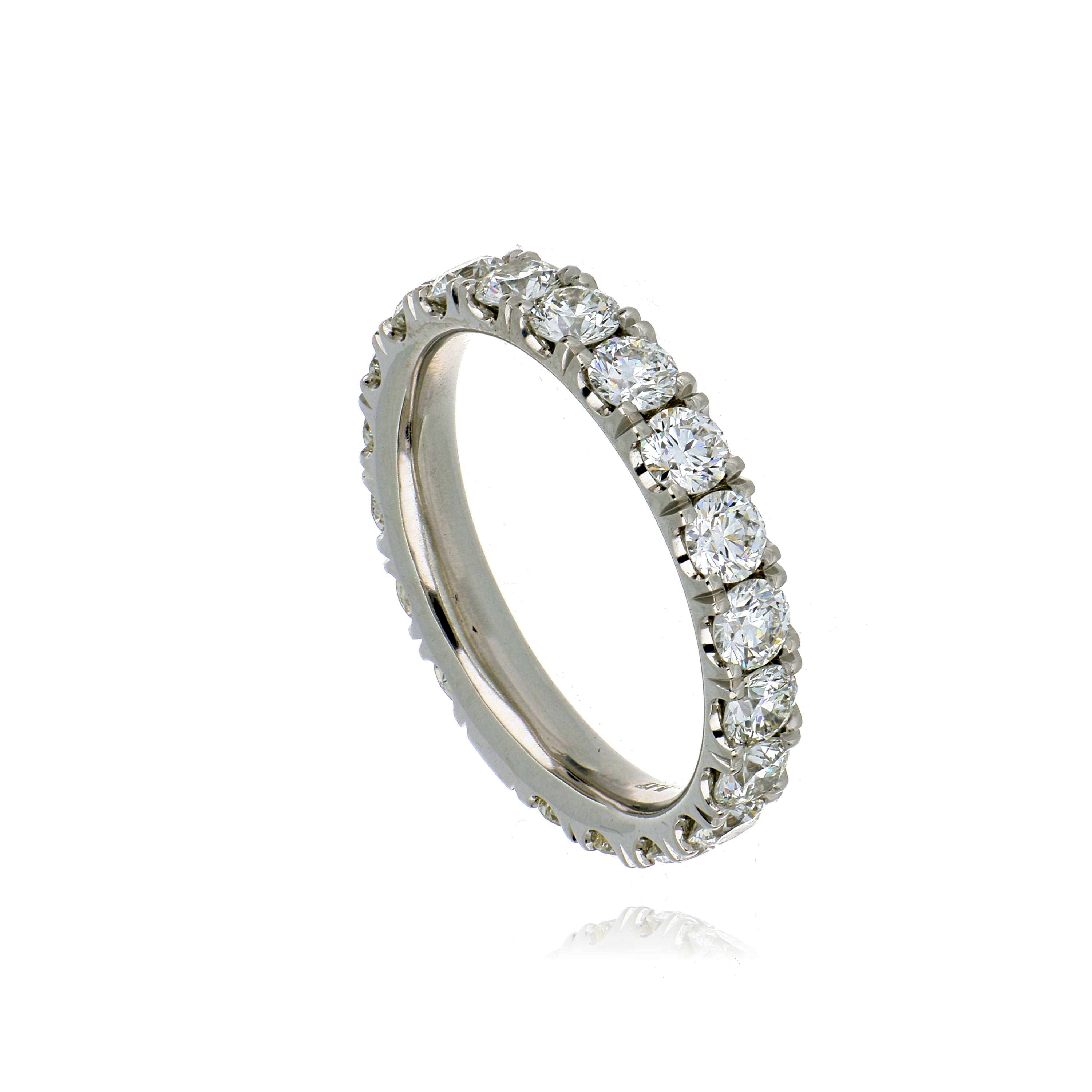 Platinum Diamond Wedding Band