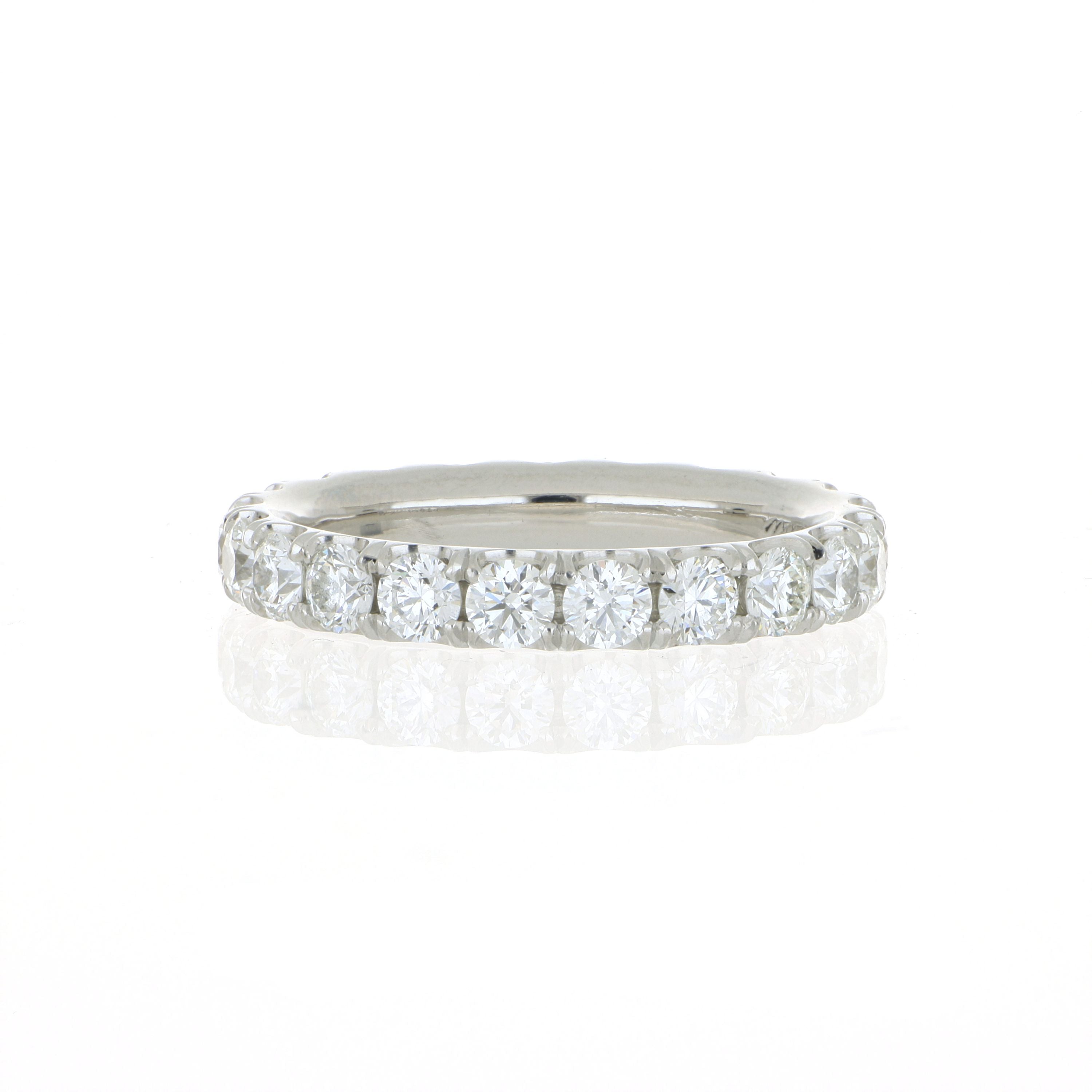 Platinum Diamond Eternity Wedding Band