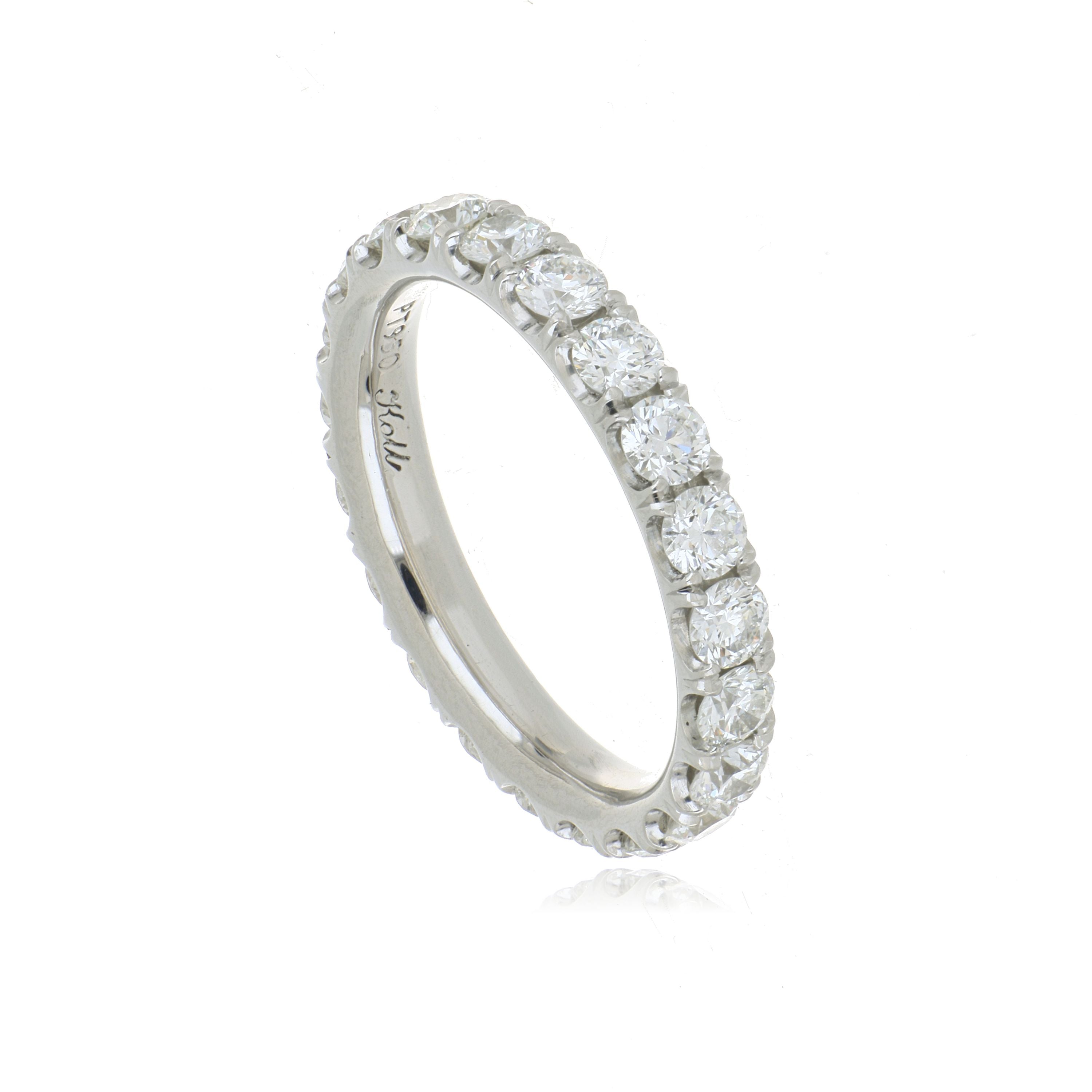 Platinum Diamond Eternity Wedding Band