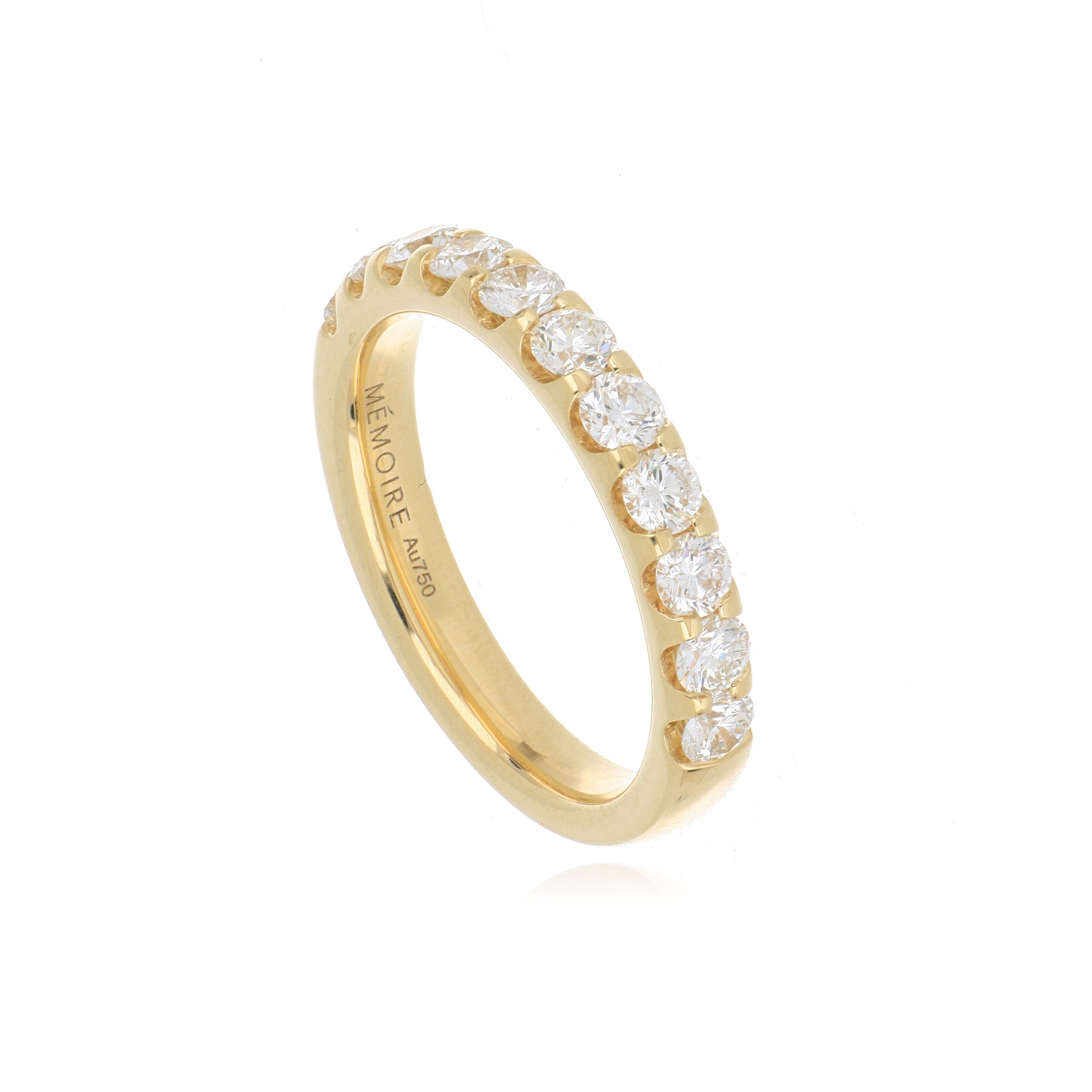 18kYellow Gold Diamond Wedding Band