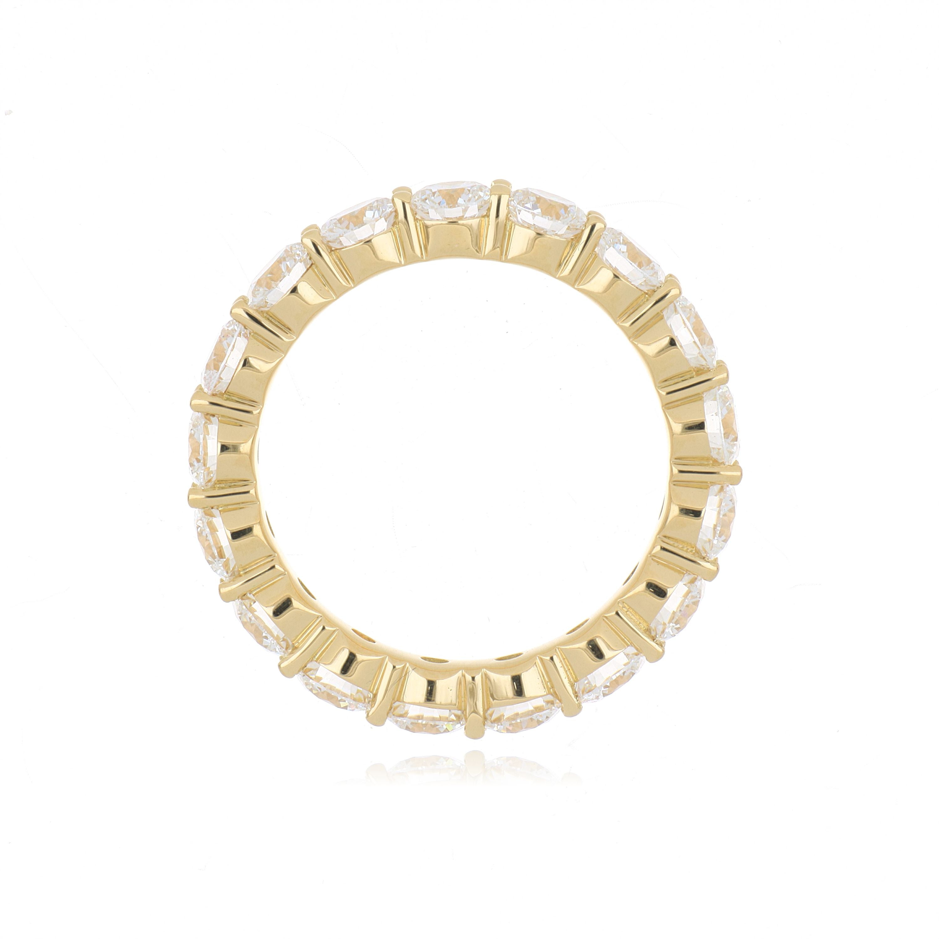 18k Yellow Gold Diamond Eternity Ring